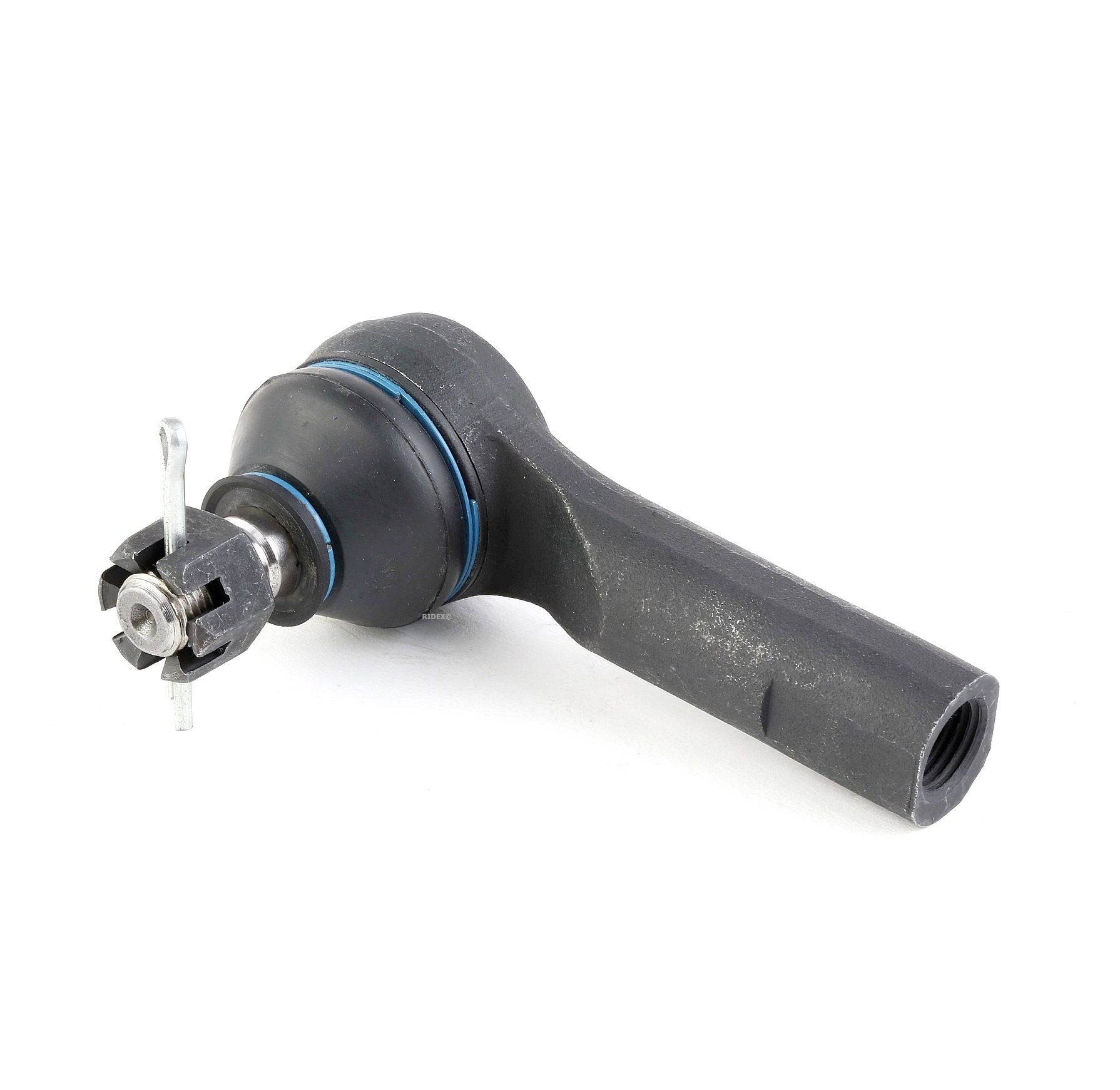 RIDEX 914T0136 Track rod end Cone Size 12,9 mm, M12x1,25 mm, Front axle both sides, with accessories