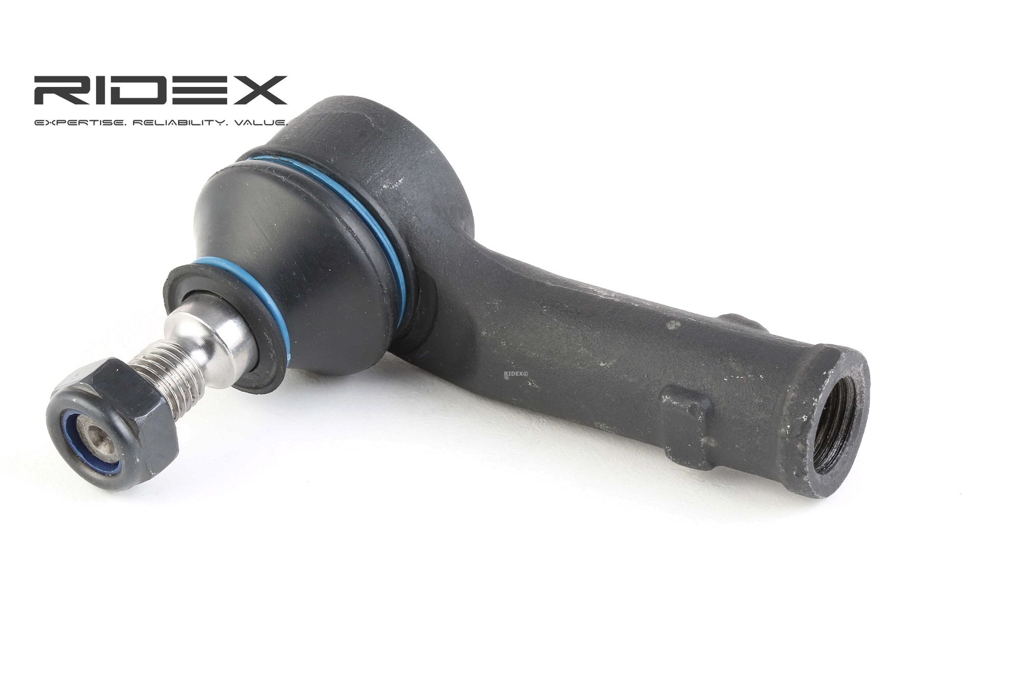 RIDEX 914T0135 Track rod end Cone Size 14,75 mm, M12X1.5, Front Axle, Right, outer