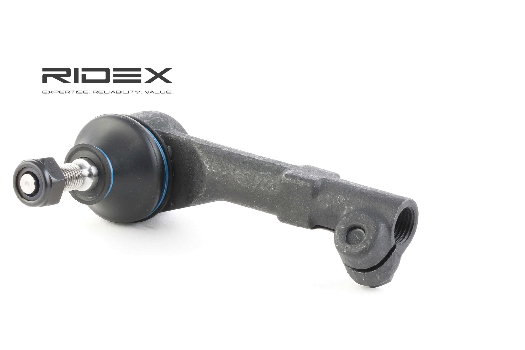 RIDEX 914T0112 Track rod end Cone Size 11,9 mm, Front Axle, Left, outer
