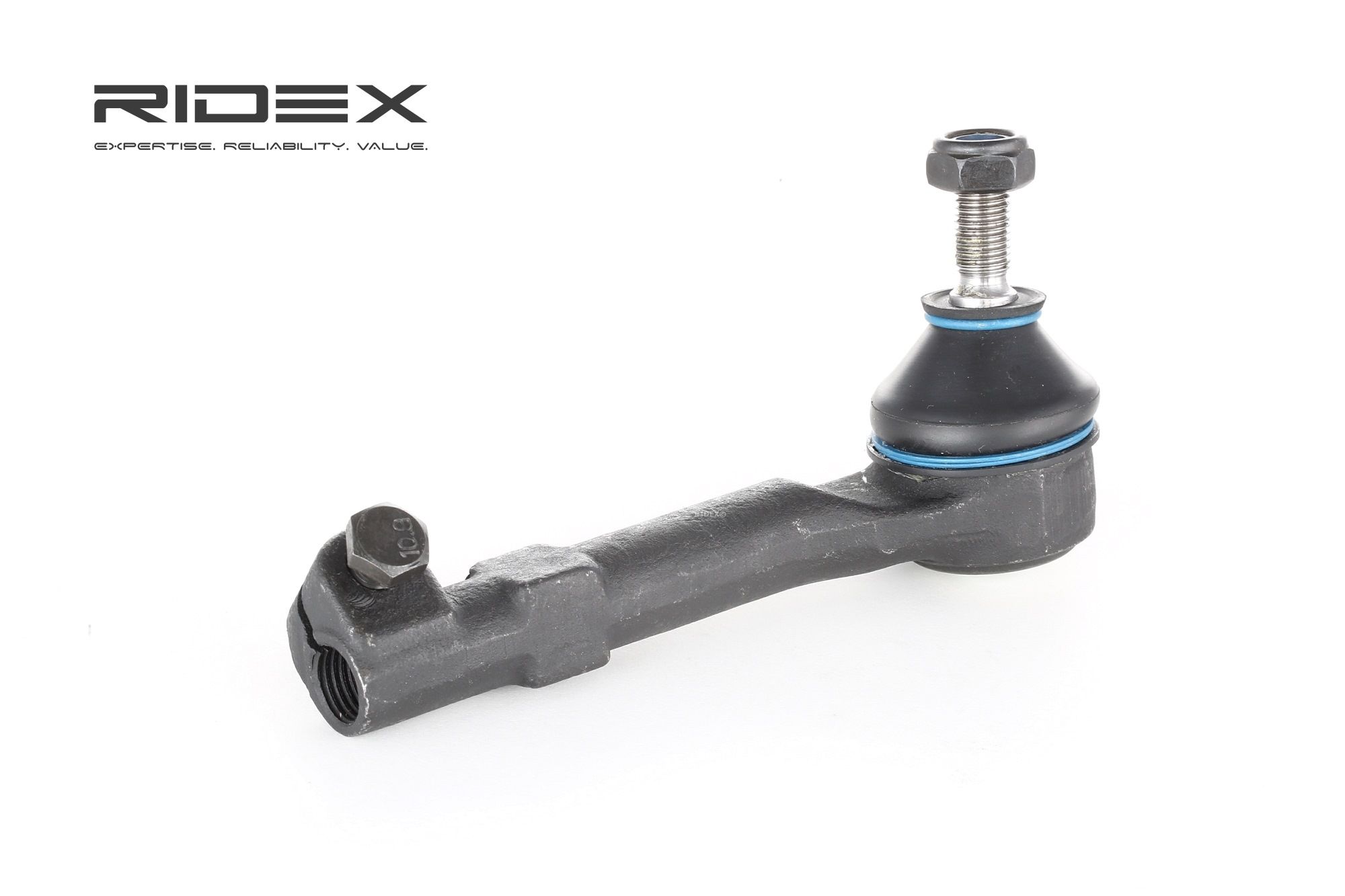RIDEX 914T0072 Track rod end Cone Size 11,8, 12,00 mm, M10X1.25, outer, Right, Front Axle