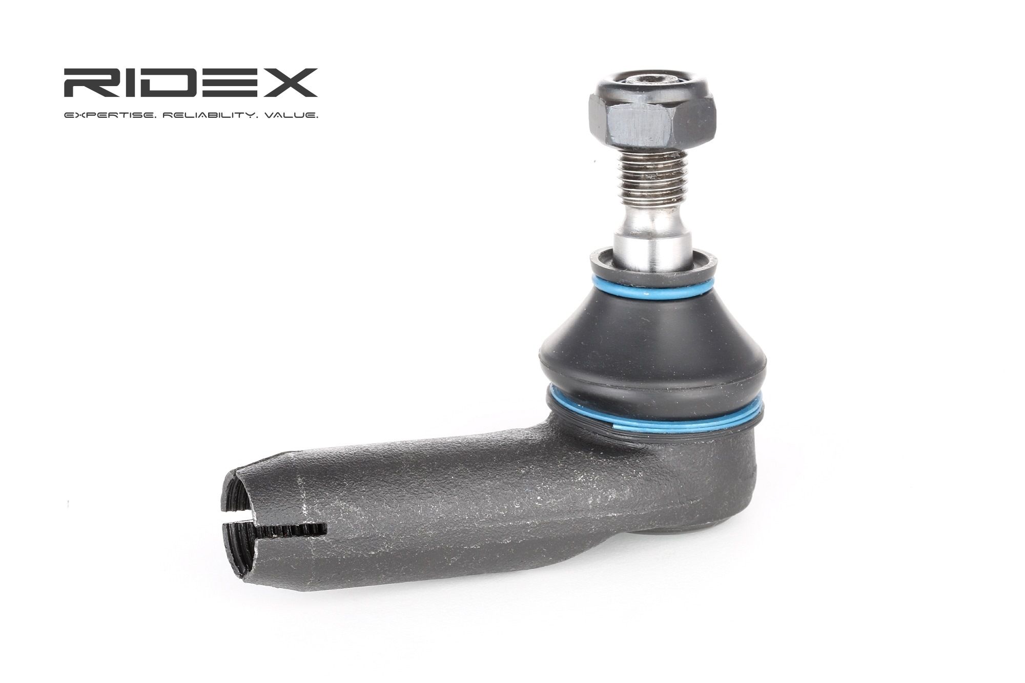 RIDEX Cone Size 12,7 mm, Front Axle, Right, outer Cone Size: 12,7mm, Thread Type: with right-hand thread, Thread Size: M16x1,5, M12x1.5 Tie rod end 914T0066 buy