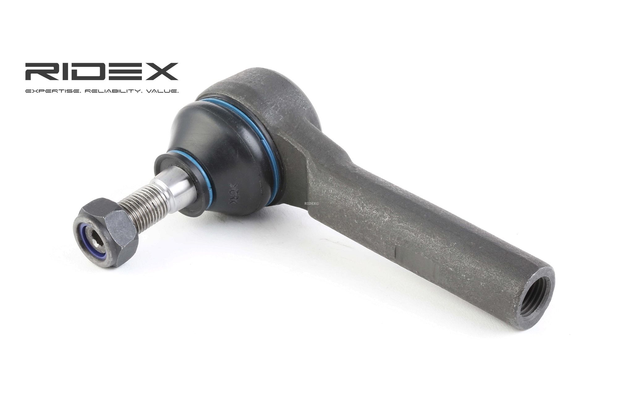 RIDEX 914T0056 Track rod end Cone Size 12,5 mm, Front axle both sides
