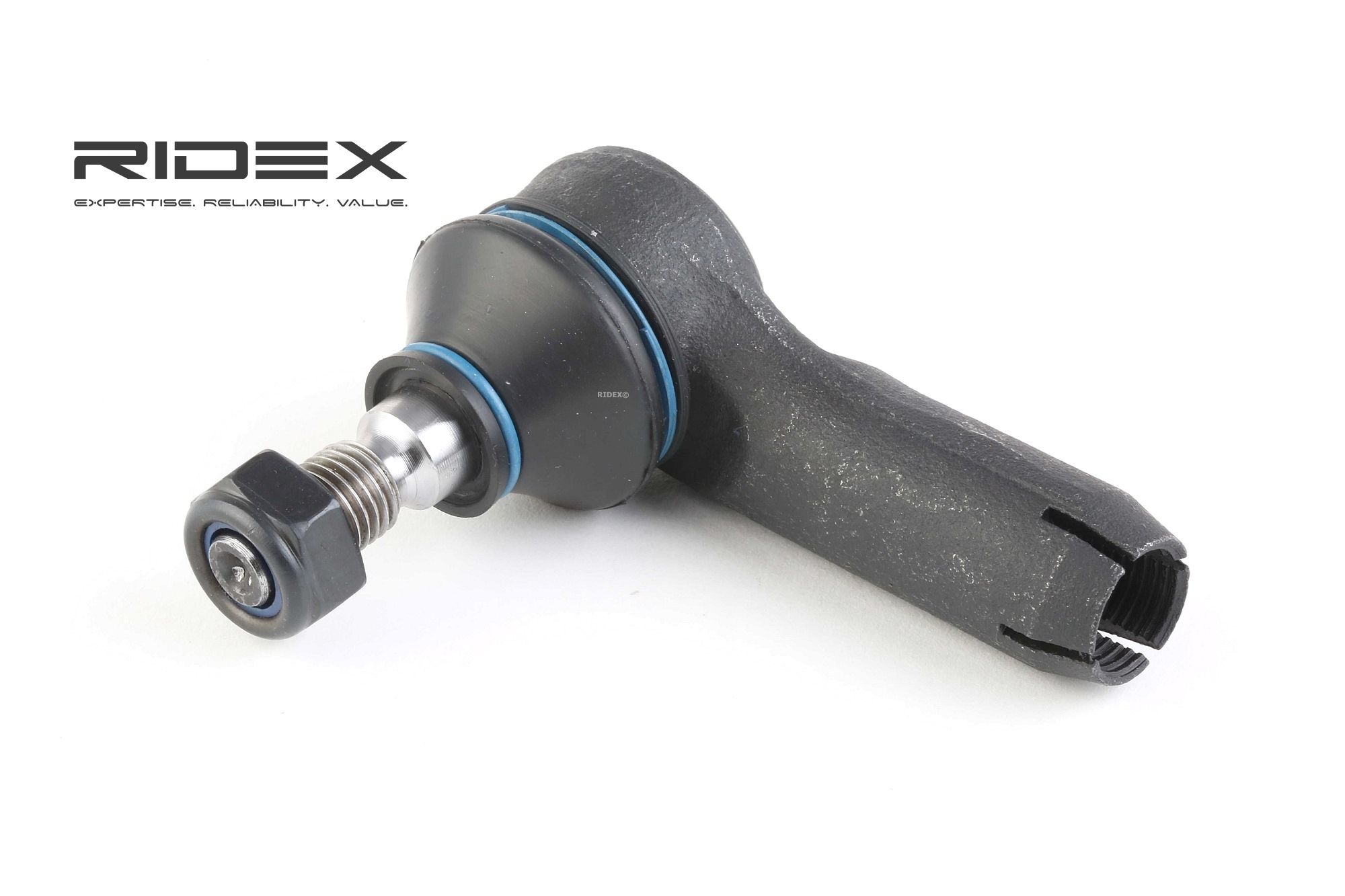 RIDEX 914T0054 Track rod end Front Axle, Left, outer