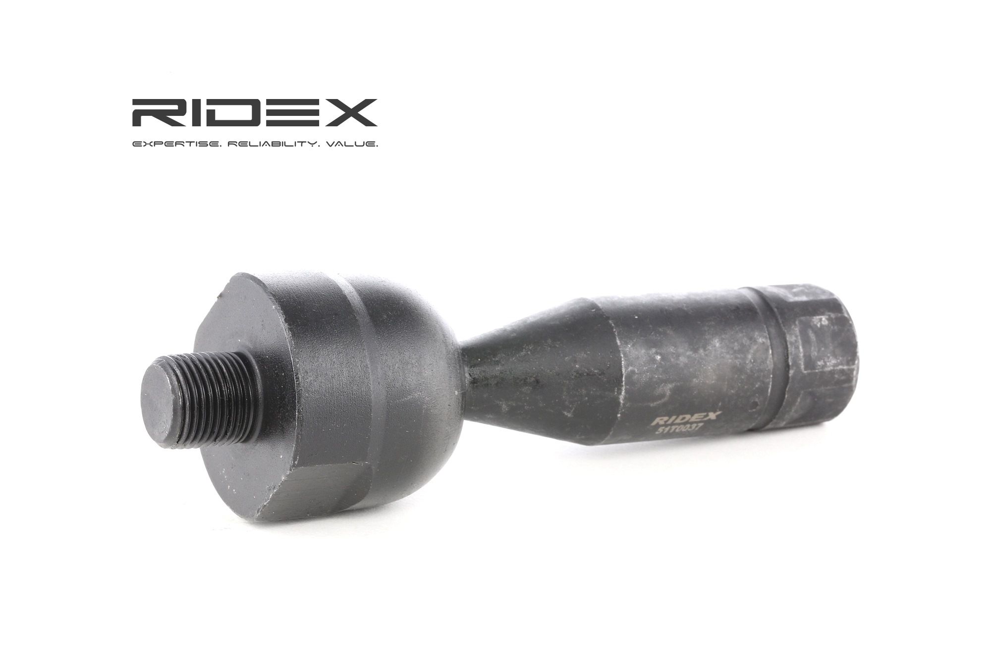 RIDEX 51T0037 Inner tie rod Front Axle, both sides, M18x1,5 A, 148 mm