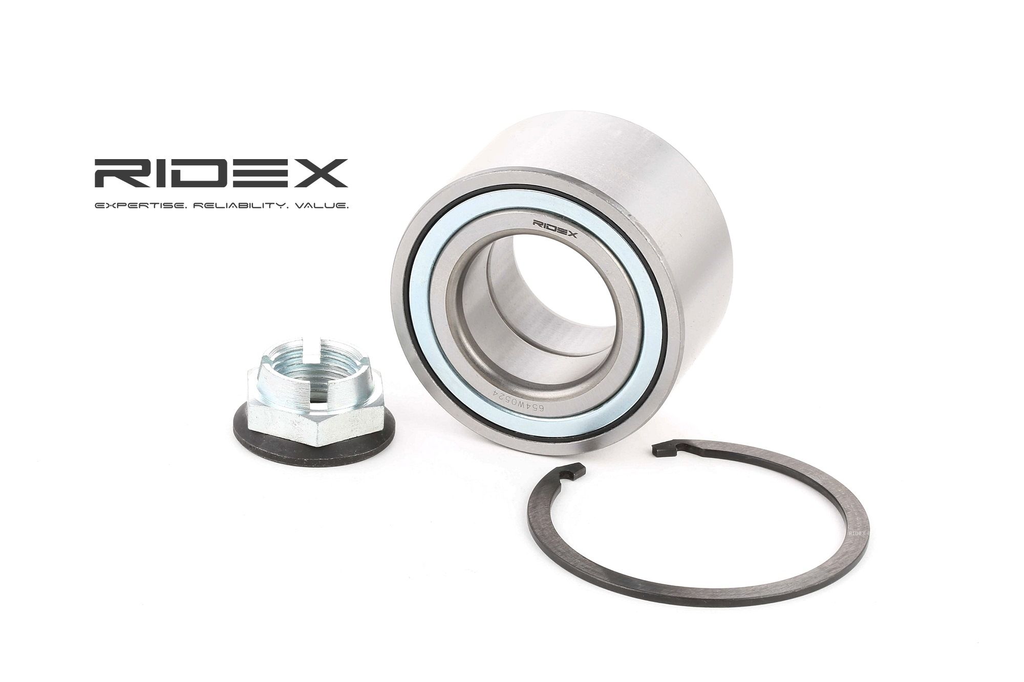RIDEX 654W0524 Wheel bearing kit Front axle both sides, Rear Axle both sides, 80,00 mm