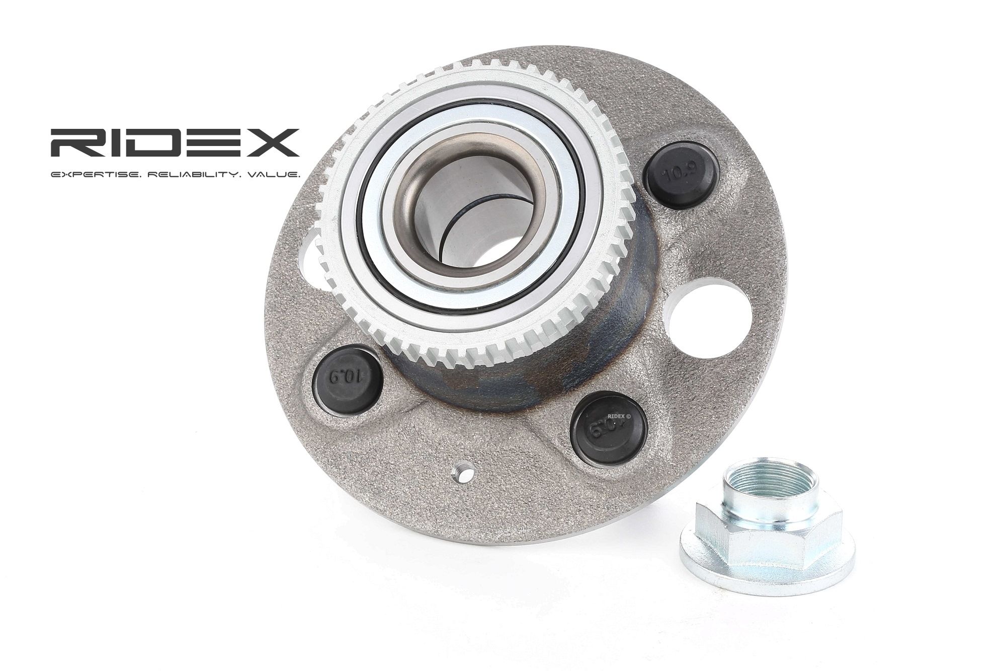 RIDEX 654W0400 Wheel bearing kit Rear Axle, Left, Right, 139,0 mm