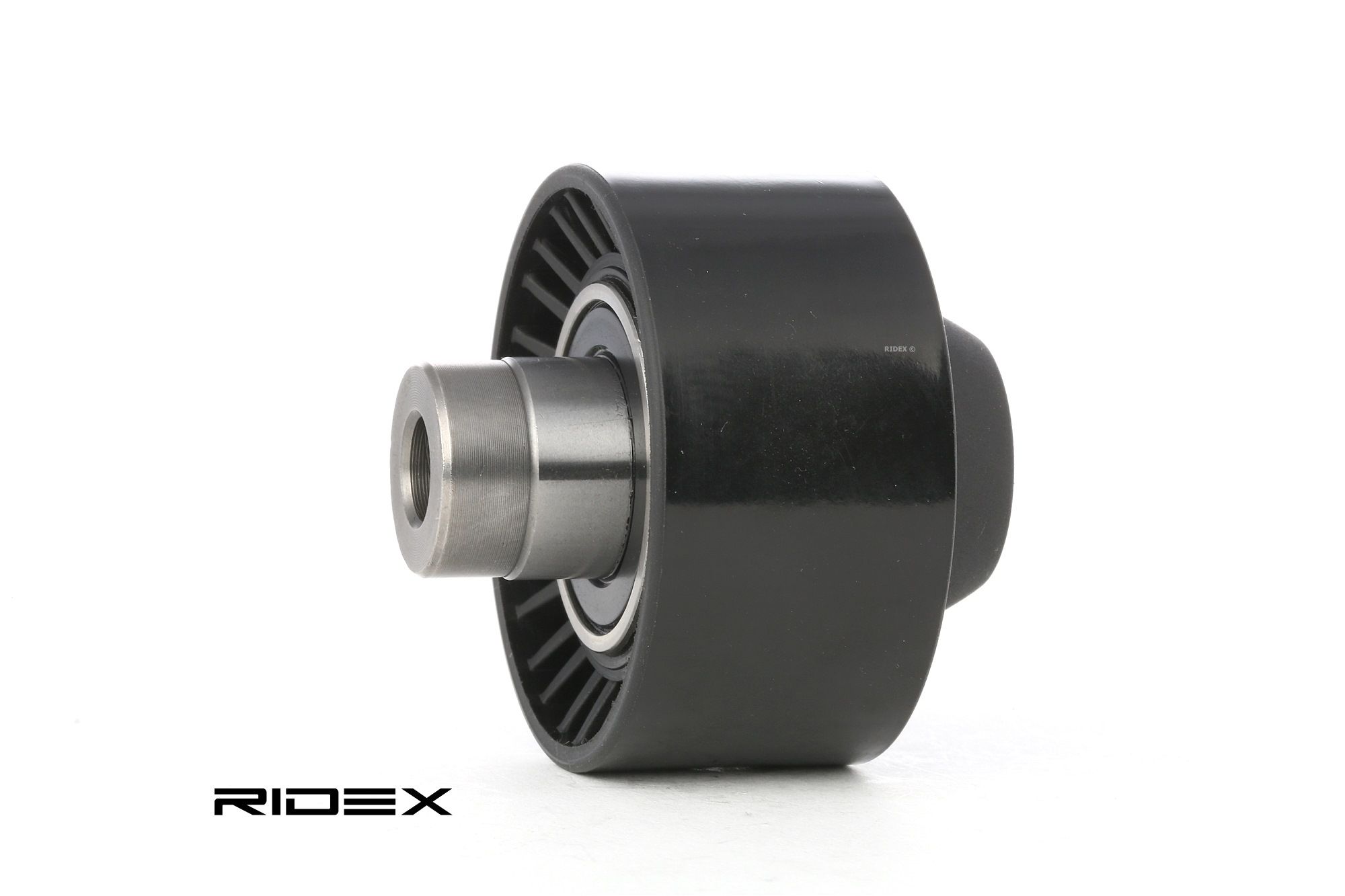RIDEX 312D0053 Deflection / Guide Pulley, v-ribbed belt with cap