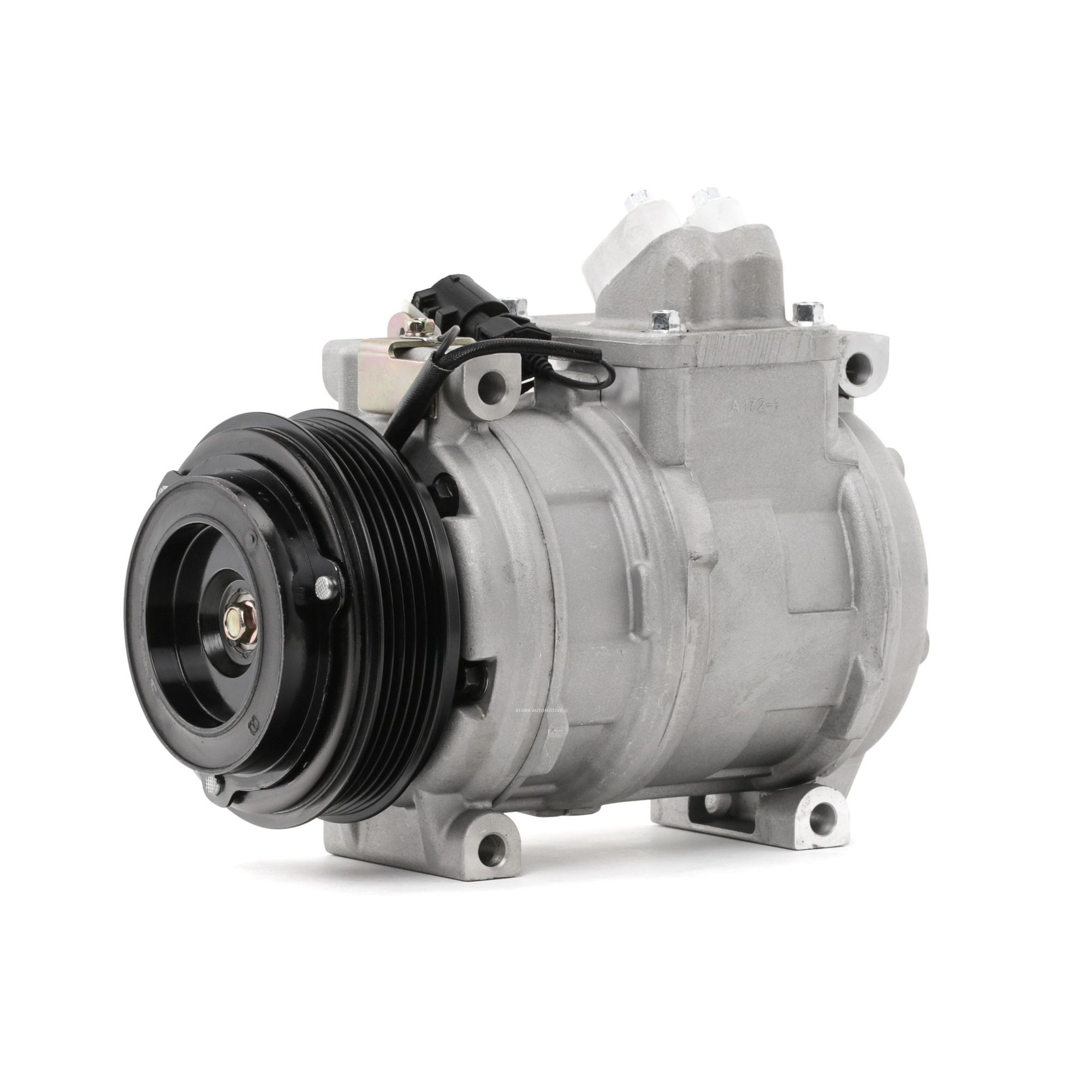STARK SKKM-0340240 Air conditioning compressor 10PA17, 12V, PAG 46, R 134a, with PAG compressor oil