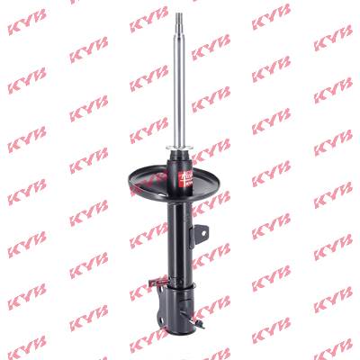 334263 KYB Shock absorbers LEXUS Rear Axle Right, Gas Pressure, Twin-Tube, Suspension Strut, Top pin