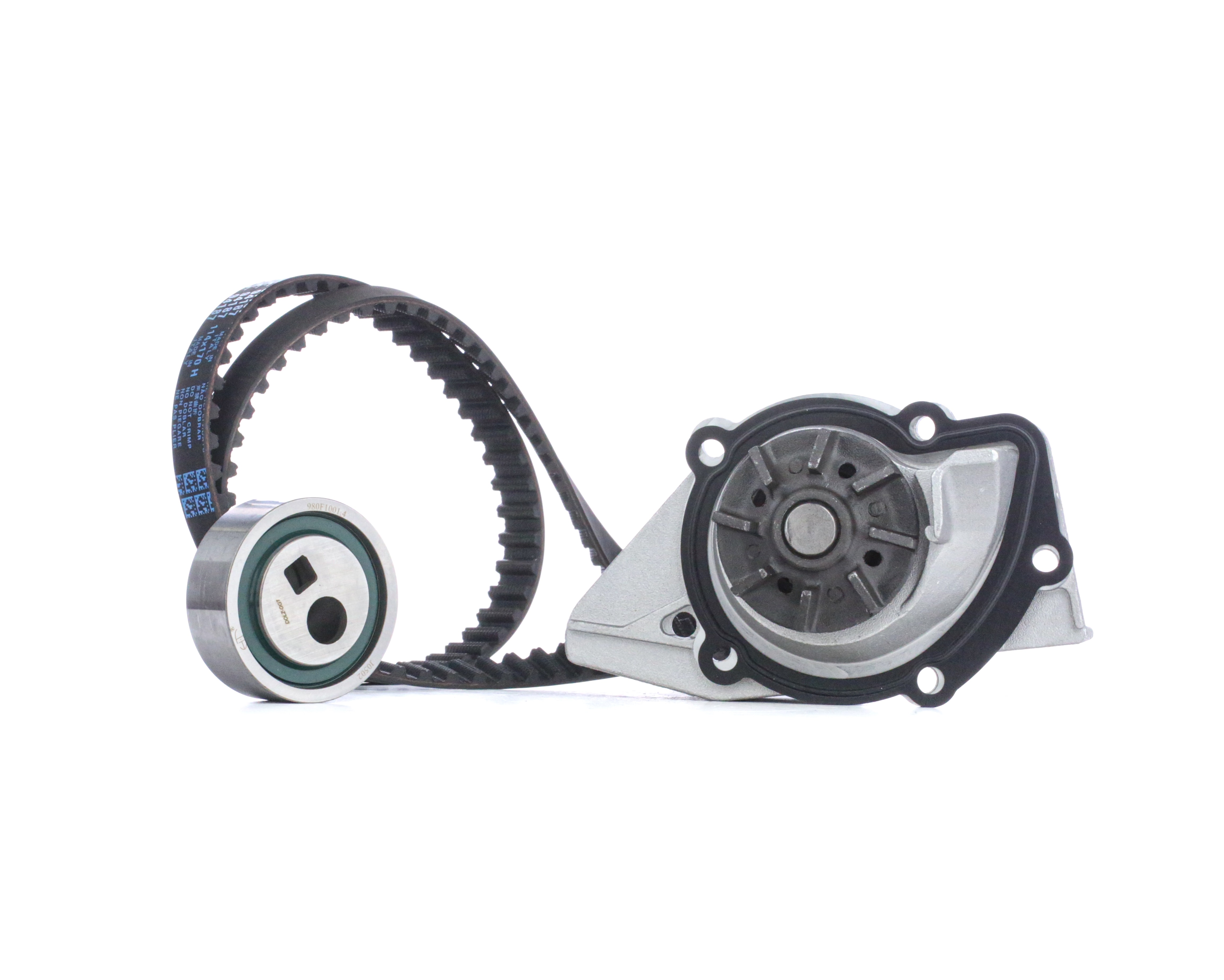DOLZ KD030 Water pump and timing belt kit Number of Teeth: 114, Width: 17,0 mm