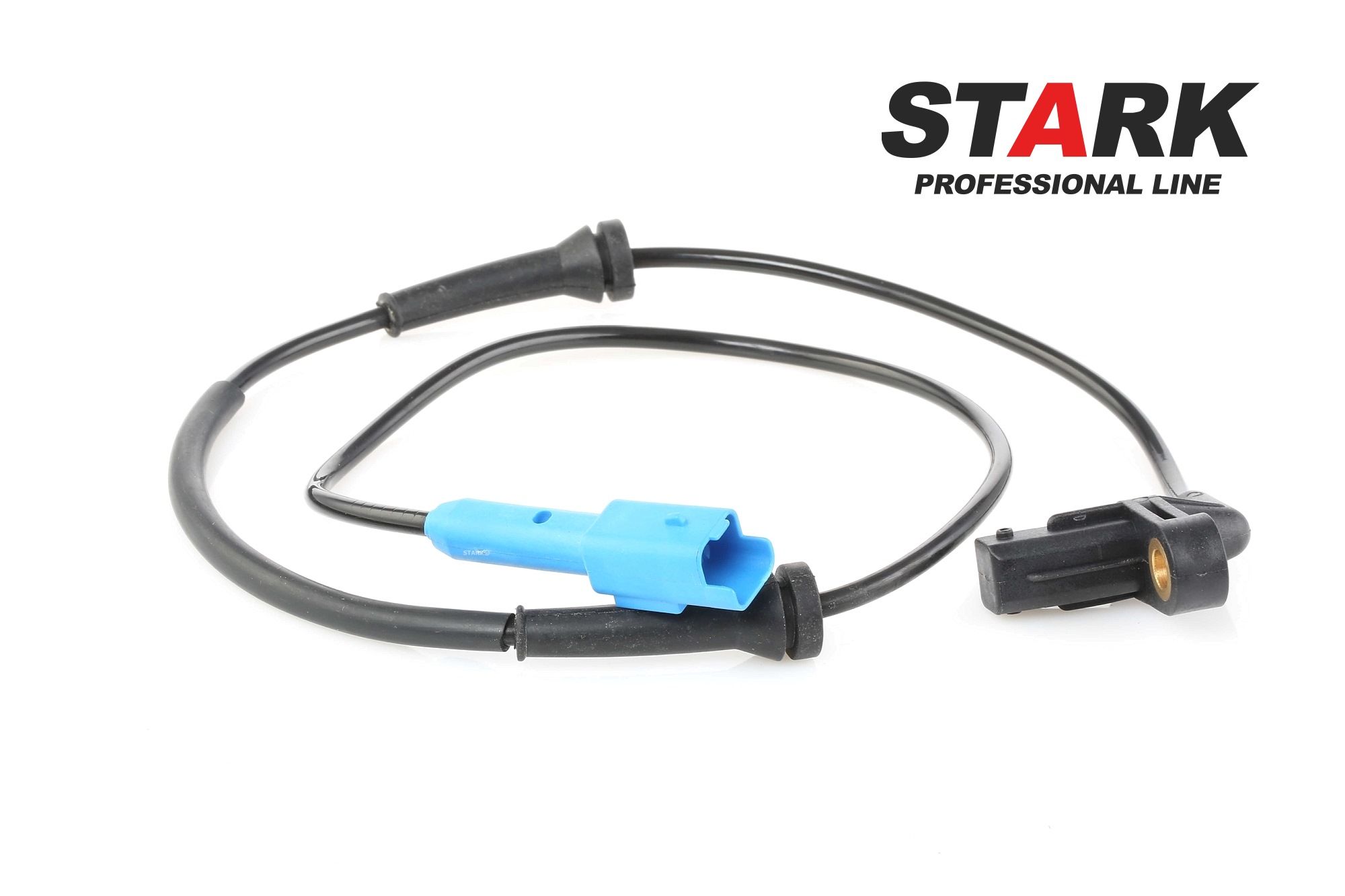 STARK SKWSS-0350133 ABS sensor Front axle both sides, Hall Sensor, 2-pin connector, 815mm, 865mm, 26mm, 12V, blue