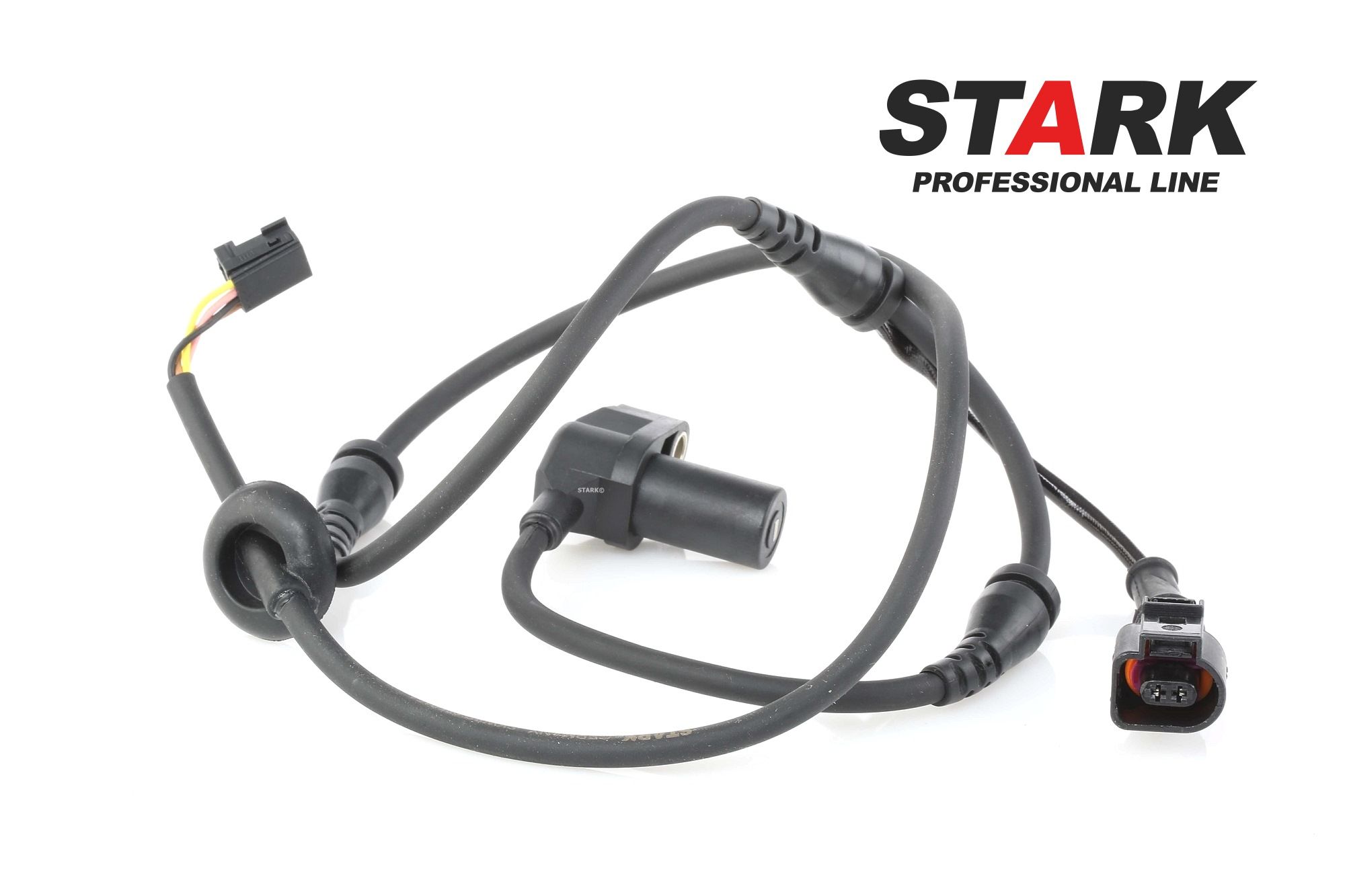 Anti lock brake sensor STARK Front axle both sides, Inductive Sensor, 1,7 kOhm, 28mm, 980/380mm, 12V - SKWSS-0350154