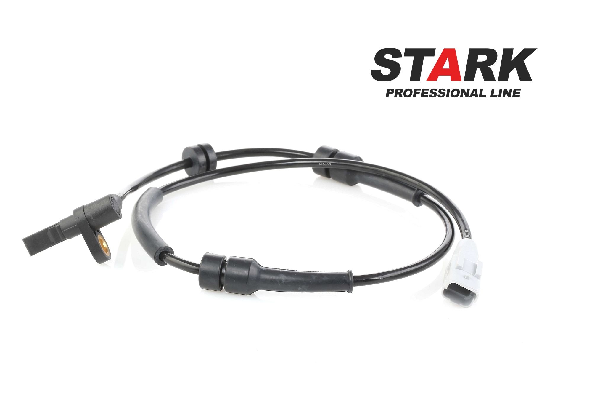 STARK SKWSS-0350155 ABS sensor Front Axle Left, Hall Sensor, 2-pin connector, 775mm, 850mm, 28mm, grey