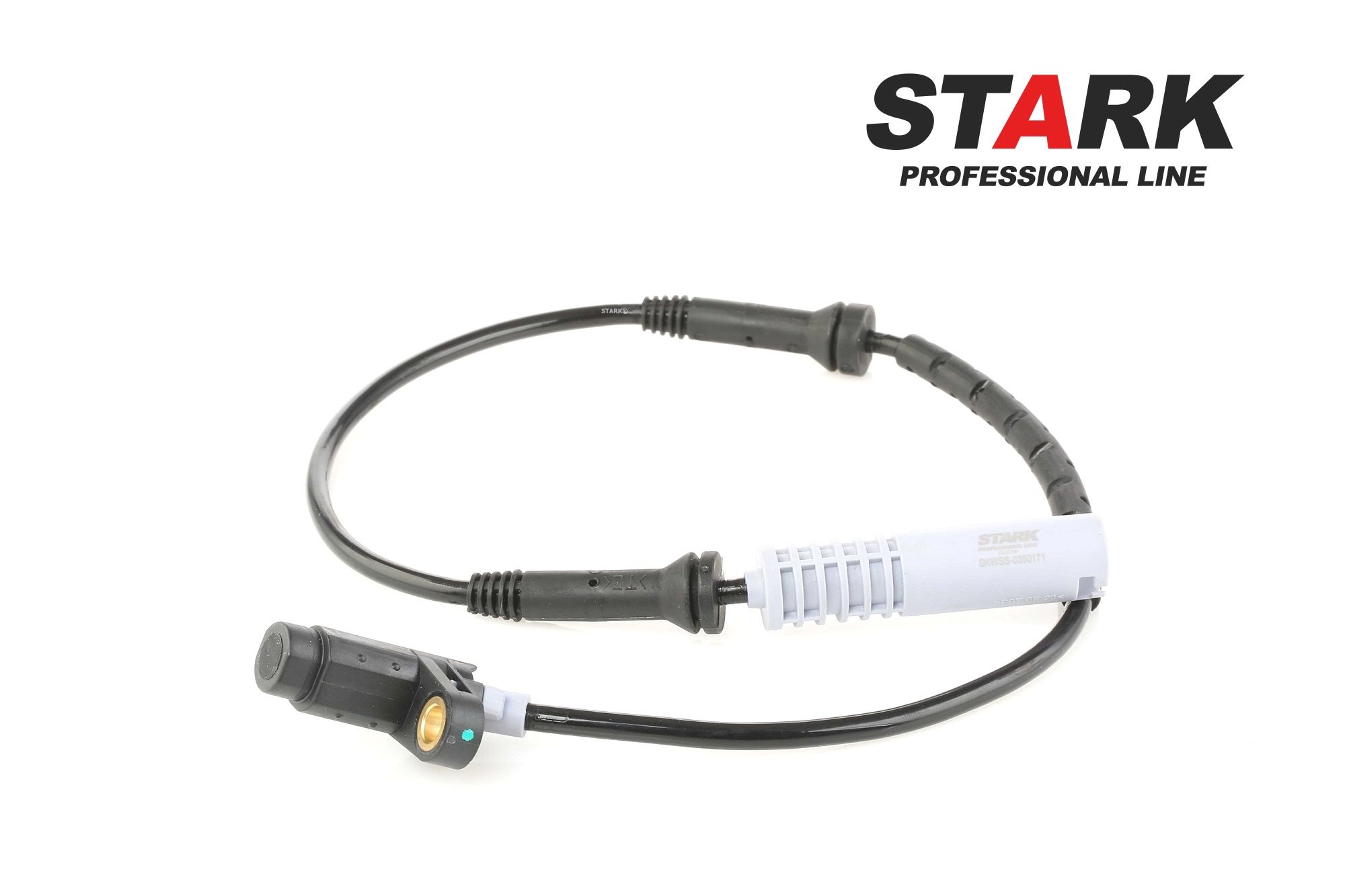 STARK Front axle both sides, Hall Sensor, 2-pin connector, 610mm, 25mm, 12V, grey, round Number of pins: 2-pin connector Sensor, wheel speed SKWSS-0350171 buy