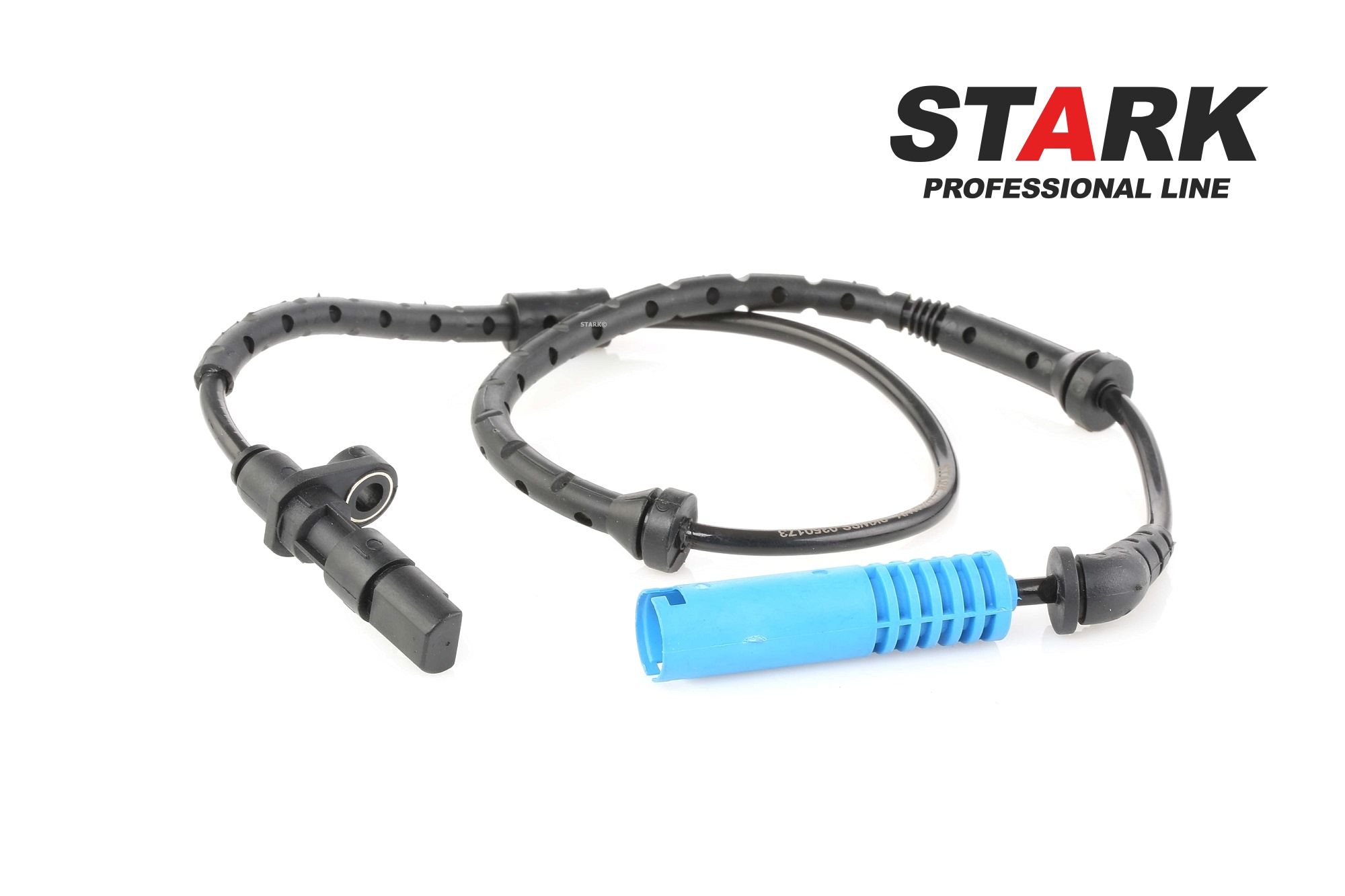 STARK SKWSS-0350173 ABS sensor Rear Axle both sides, Hall Sensor, 2-pin connector, 700mm, 41mm, 12V, blue, round
