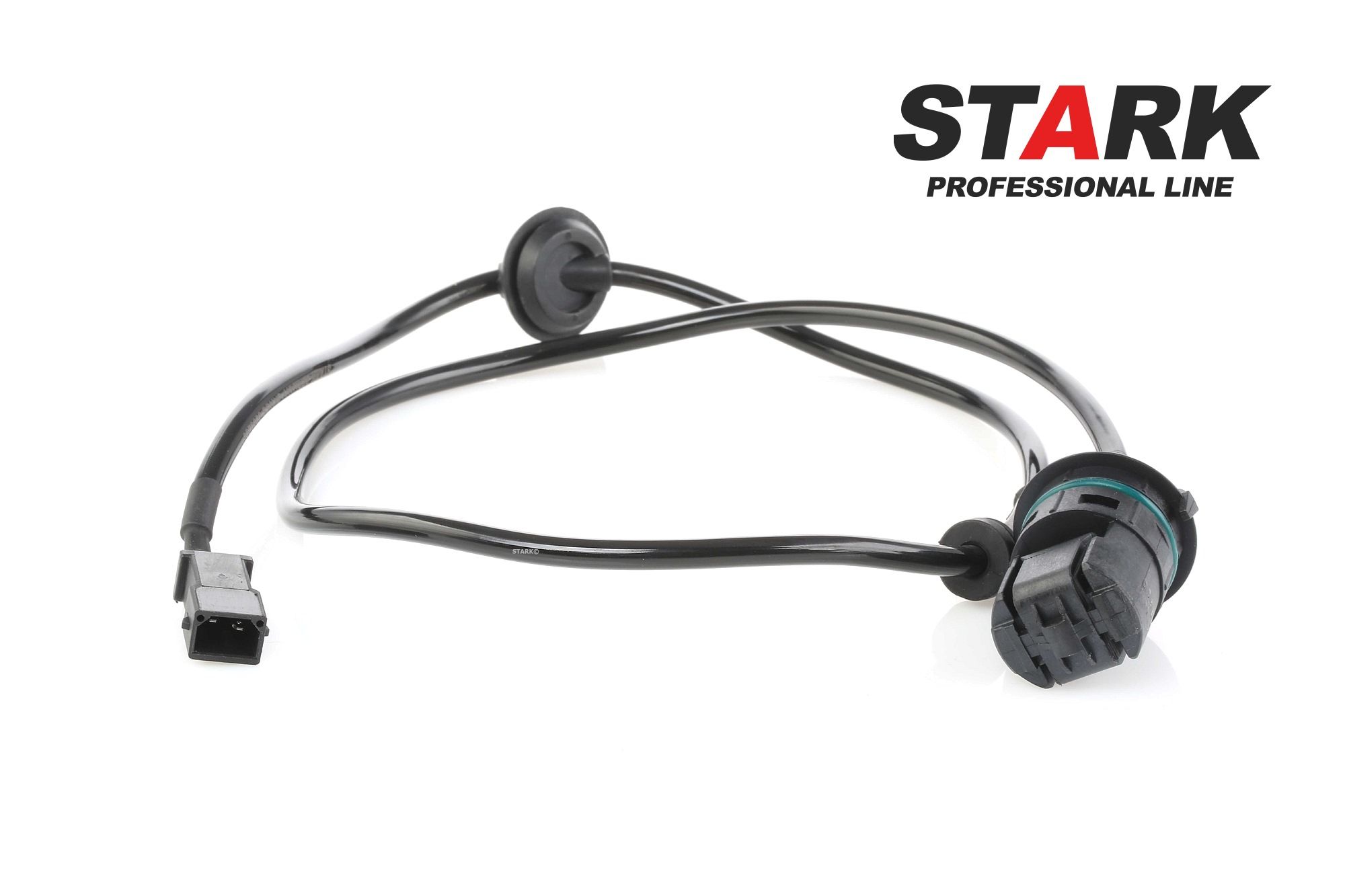 STARK SKWSS-0350205 ABS sensor Rear, Inductive Sensor, 2-pin connector, 1,3 kOhm, 1000mm, 44mm, black, rectangular