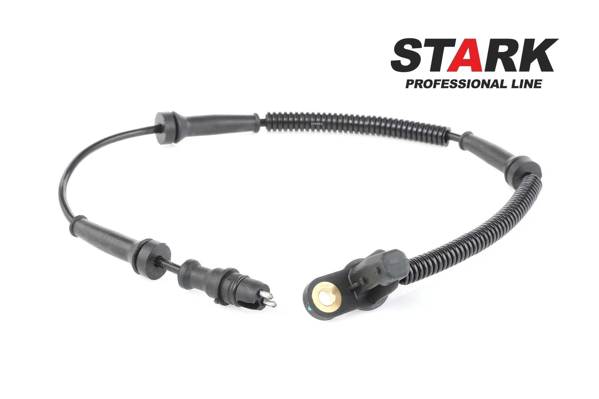STARK SKWSS-0350241 ABS sensor Front axle both sides, Hall Sensor, 2-pin connector, 550mm, 28,4mm, round