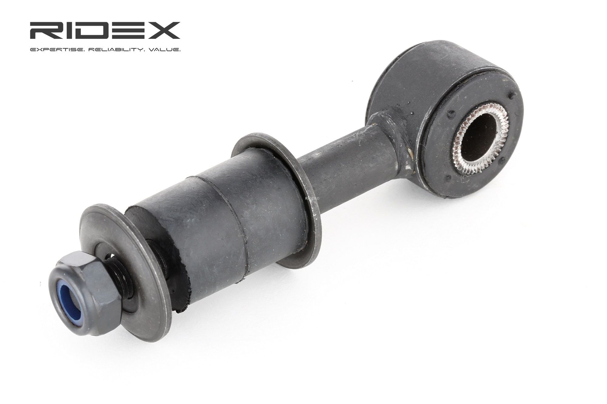 RIDEX 3229S0443 Anti-roll bar link Front axle both sides, 108mm