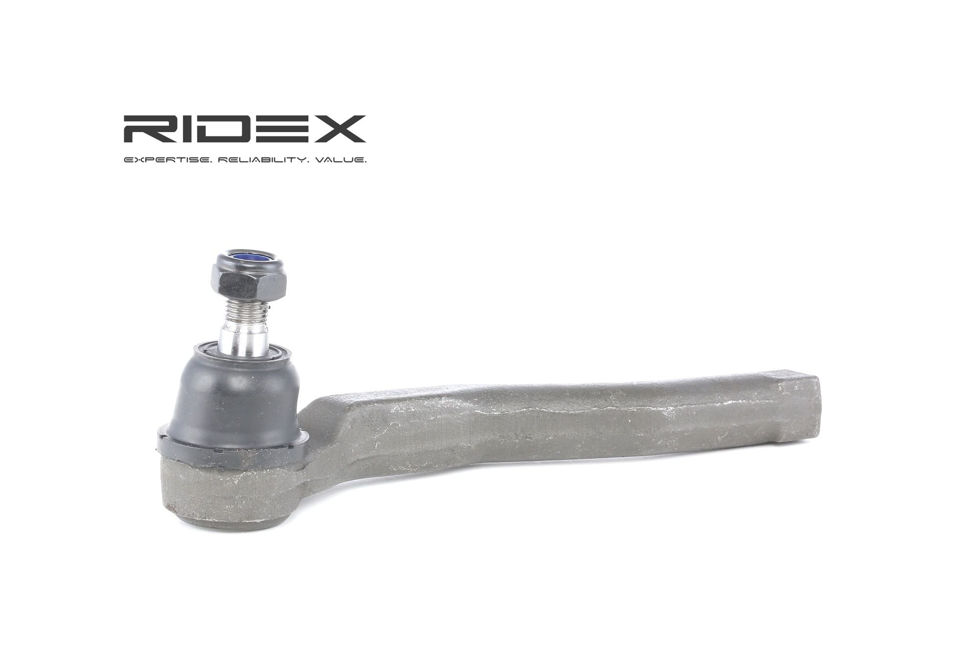 RIDEX 914T0309 Track rod end Cone Size 13,2 mm, M12 x 1,25 mm, Front Axle Left