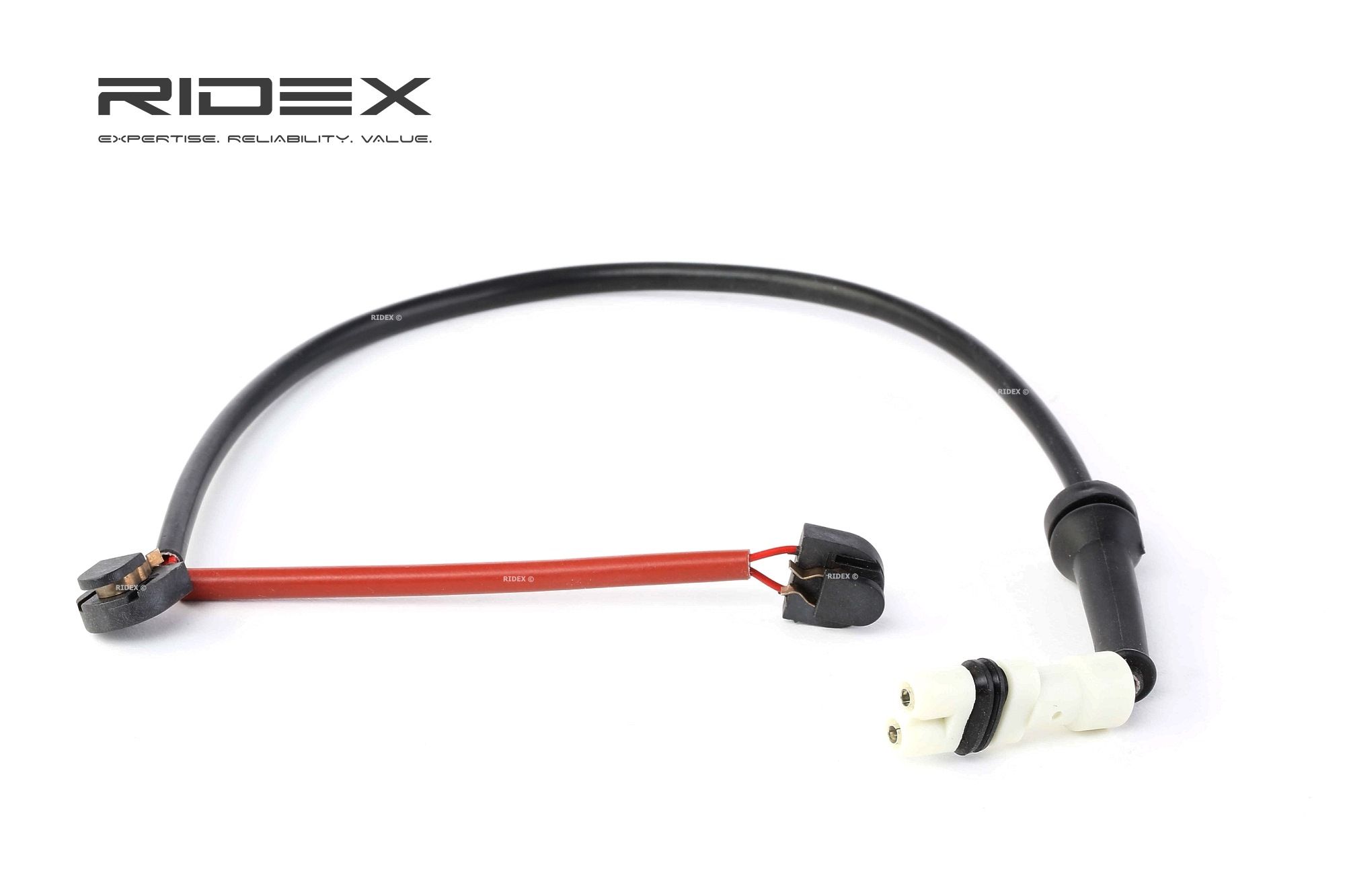 RIDEX Rear Axle both sides Length: 510, 360, 90mm Warning contact, brake pad wear 407W0091 buy