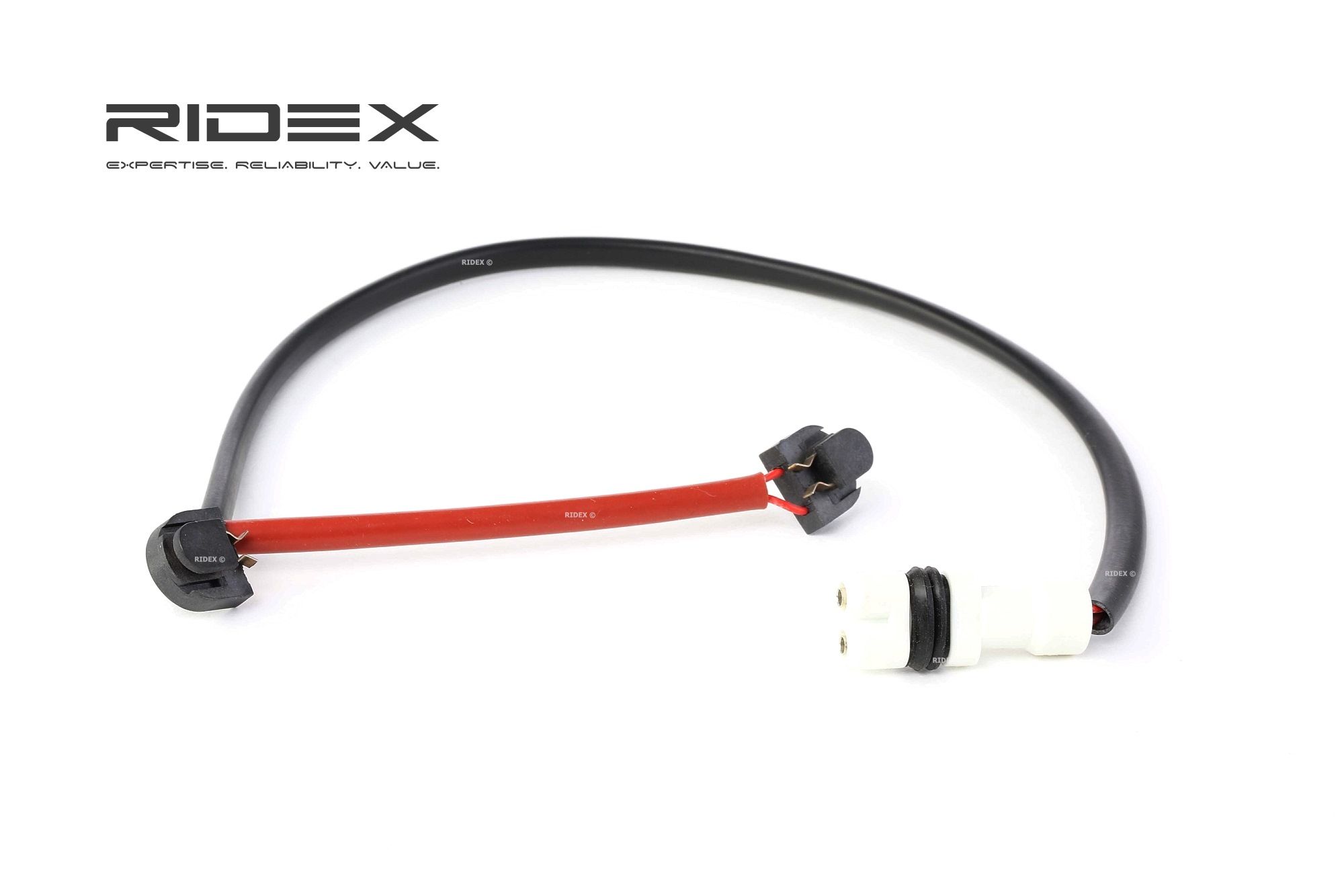 RIDEX Rear Axle both sides, Rear Axle Length: 490mm Warning contact, brake pad wear 407W0095 buy