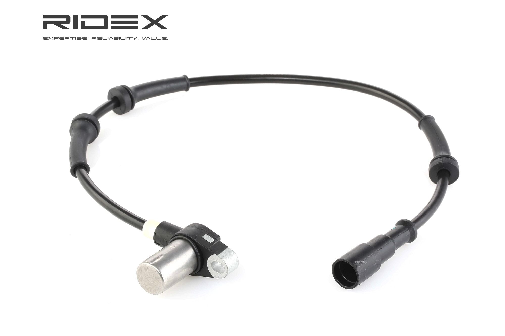 RIDEX 412W0203 ABS sensor with cable, Passive sensor, 555mm