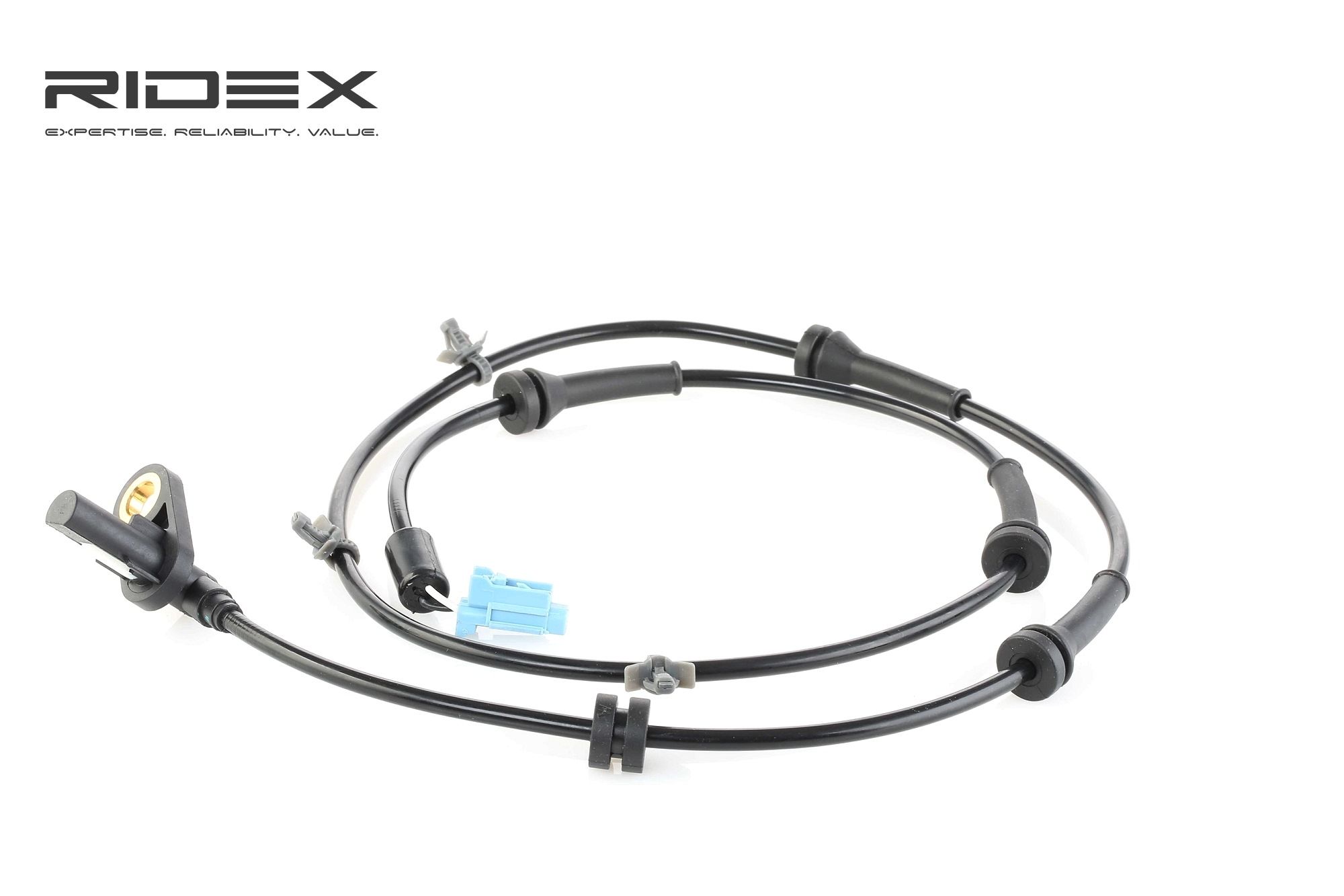 RIDEX Front Axle Left, for vehicles with ABS, Active sensor, 1160mm, 28mm, 12V, 2 Number of pins: 2 Sensor, wheel speed 412W0240 buy