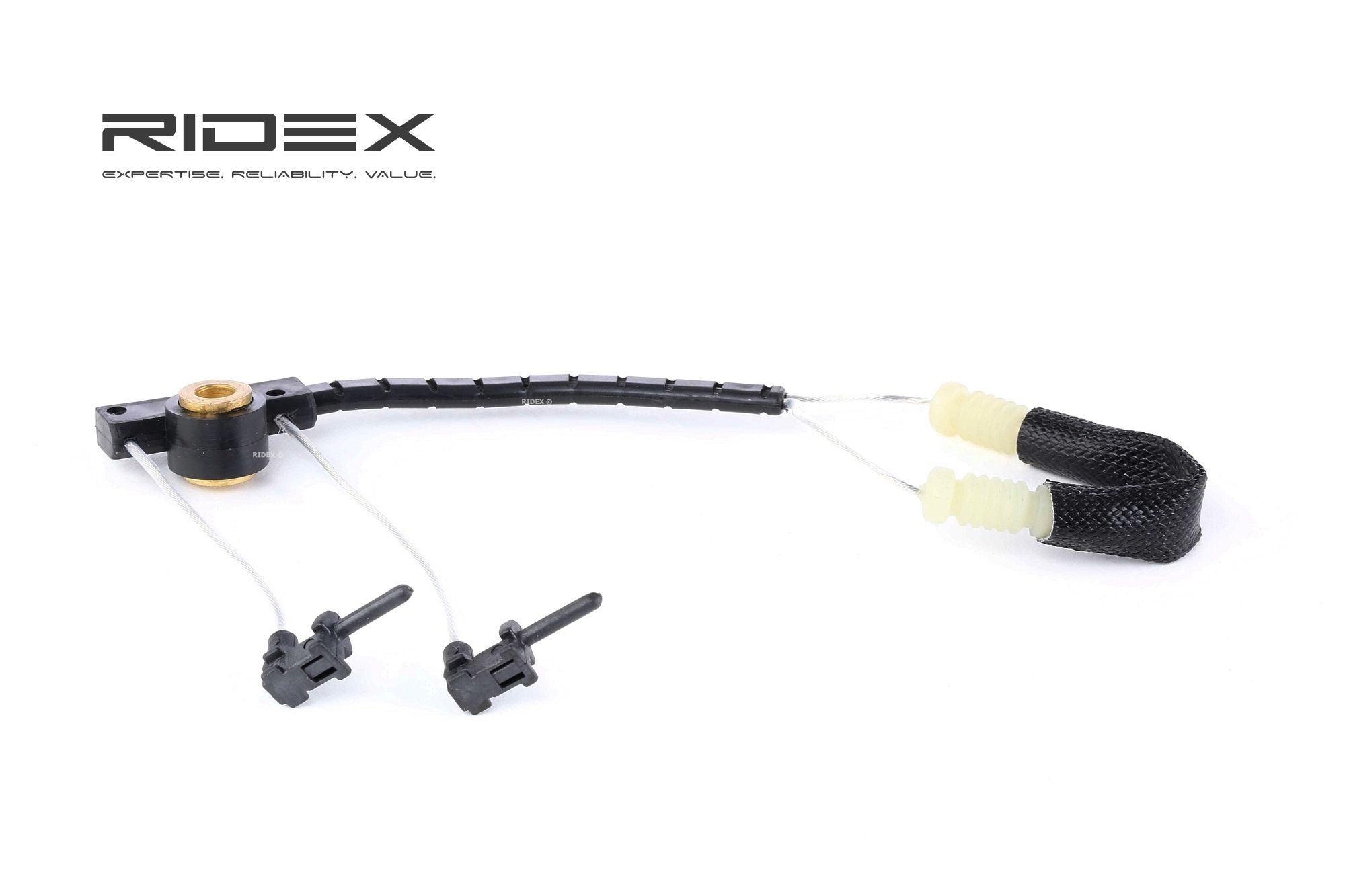 RIDEX 407W0111 Brake pad wear sensor Front axle both sides