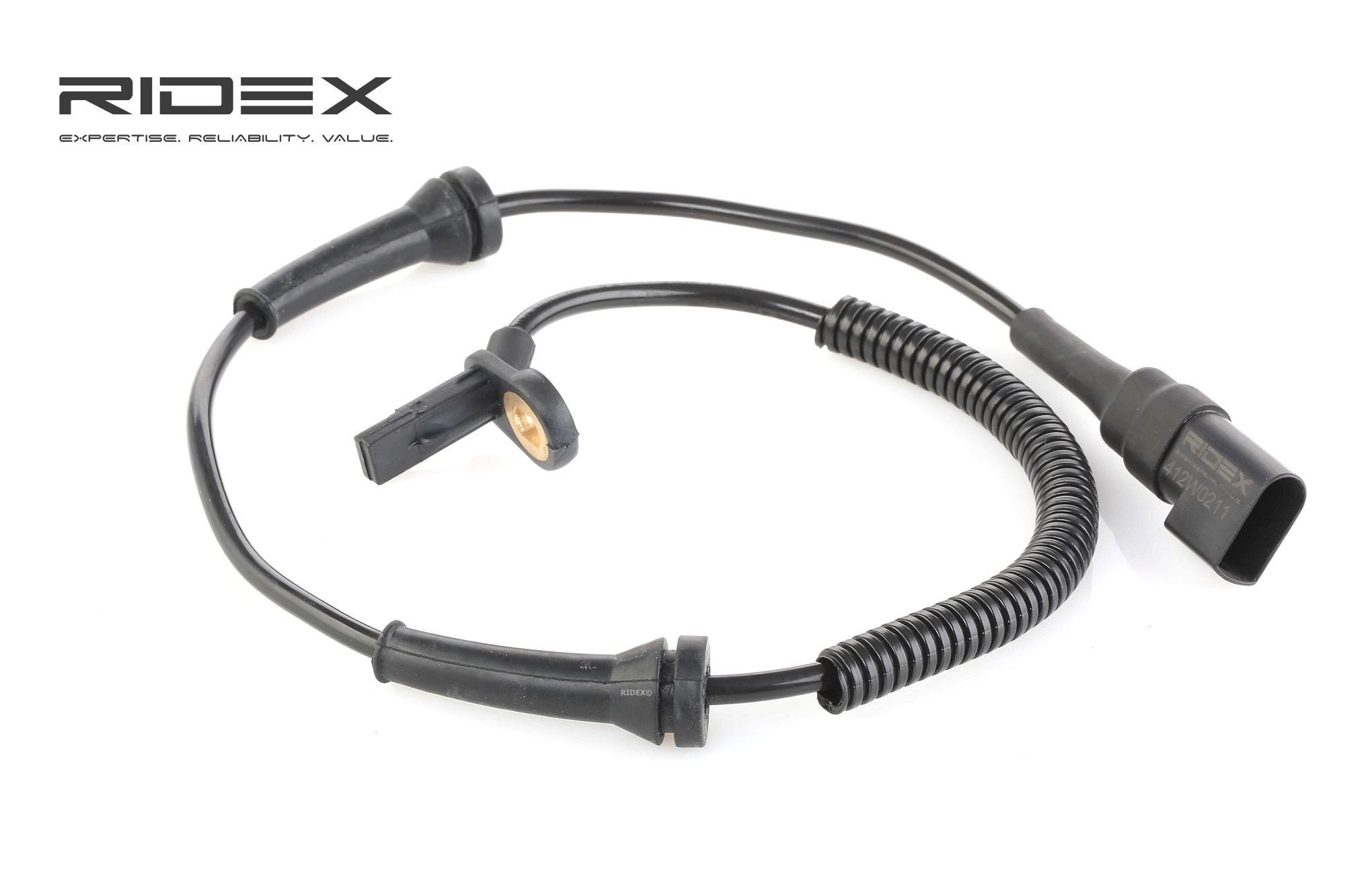 RIDEX 412W0211 Αισθητήρας ABS Μπροστινός άξονας και από τις δύο πλευρές Ford σε αρχική ποιότητα