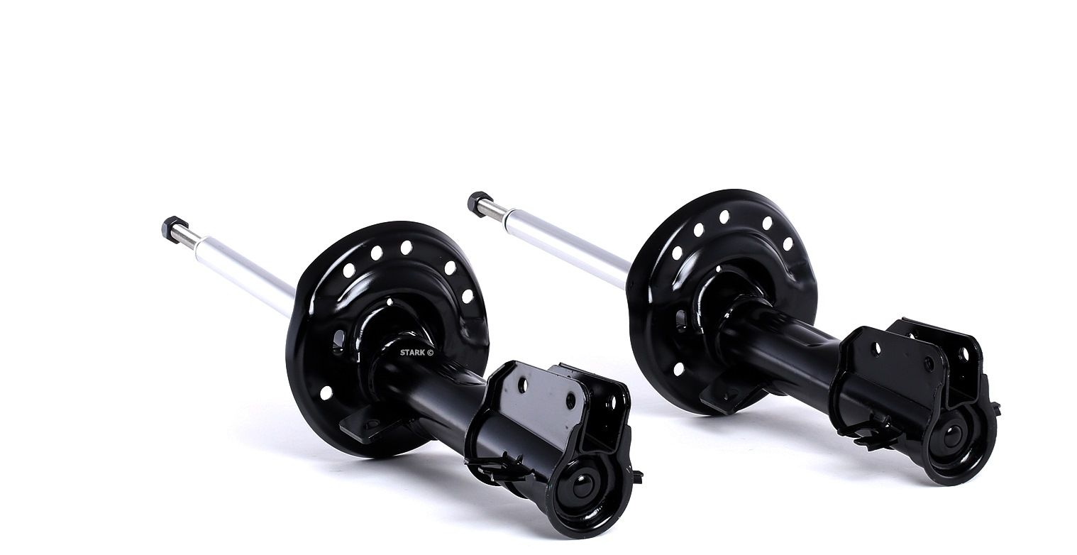 SKSA-0132820 STARK Shock absorbers CHRYSLER Front Axle, Gas Pressure, Twin-Tube, Suspension Strut, Top pin, Bottom Clamp