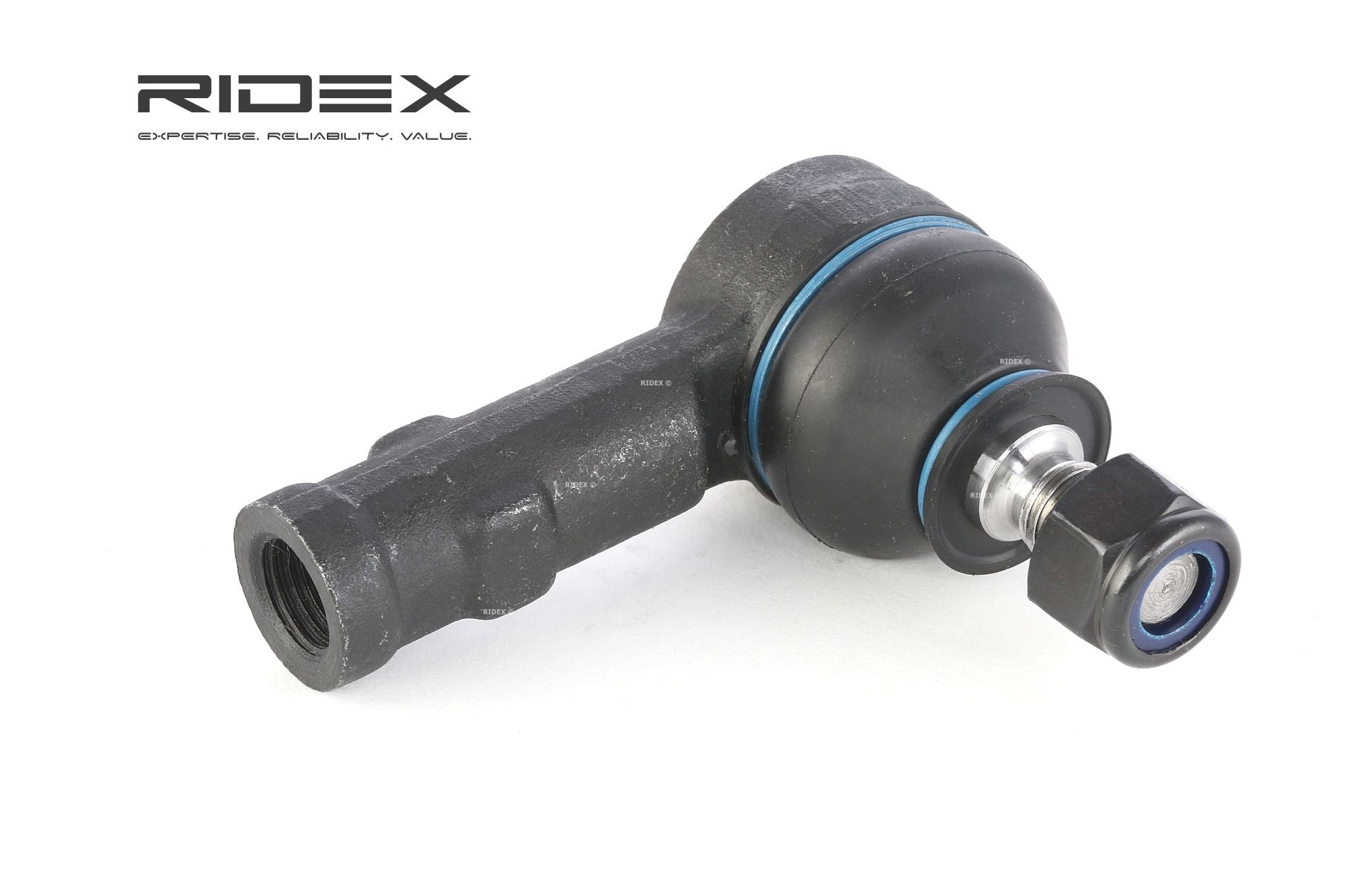 RIDEX 914T0325 Track rod end Cone Size 14,6 mm, M14x1,5 mm, Front axle both sides