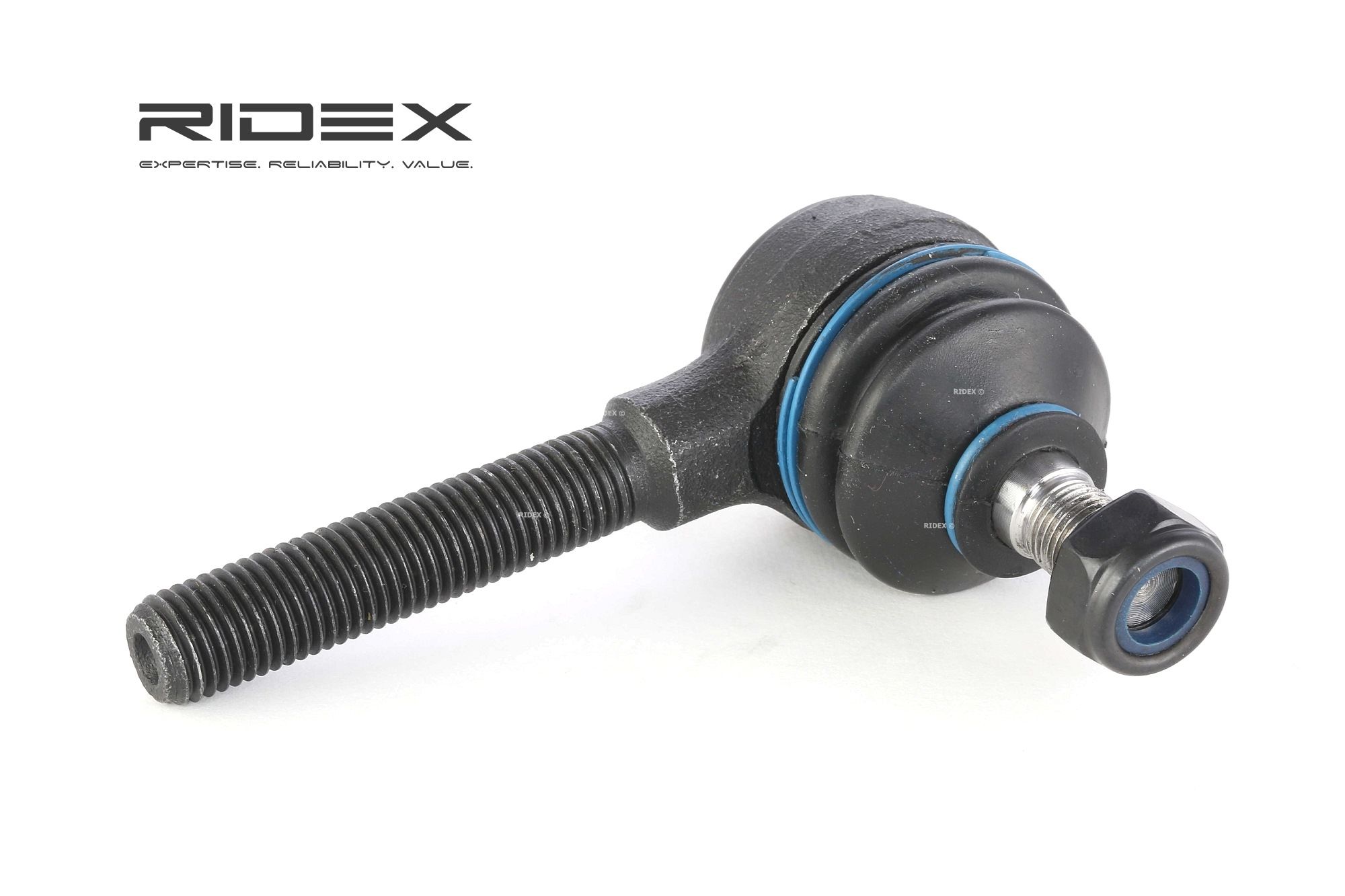 RIDEX 914T0323 Track rod end Cone Size 10,8 mm, M 12 x 1,5 mm, Front axle both sides