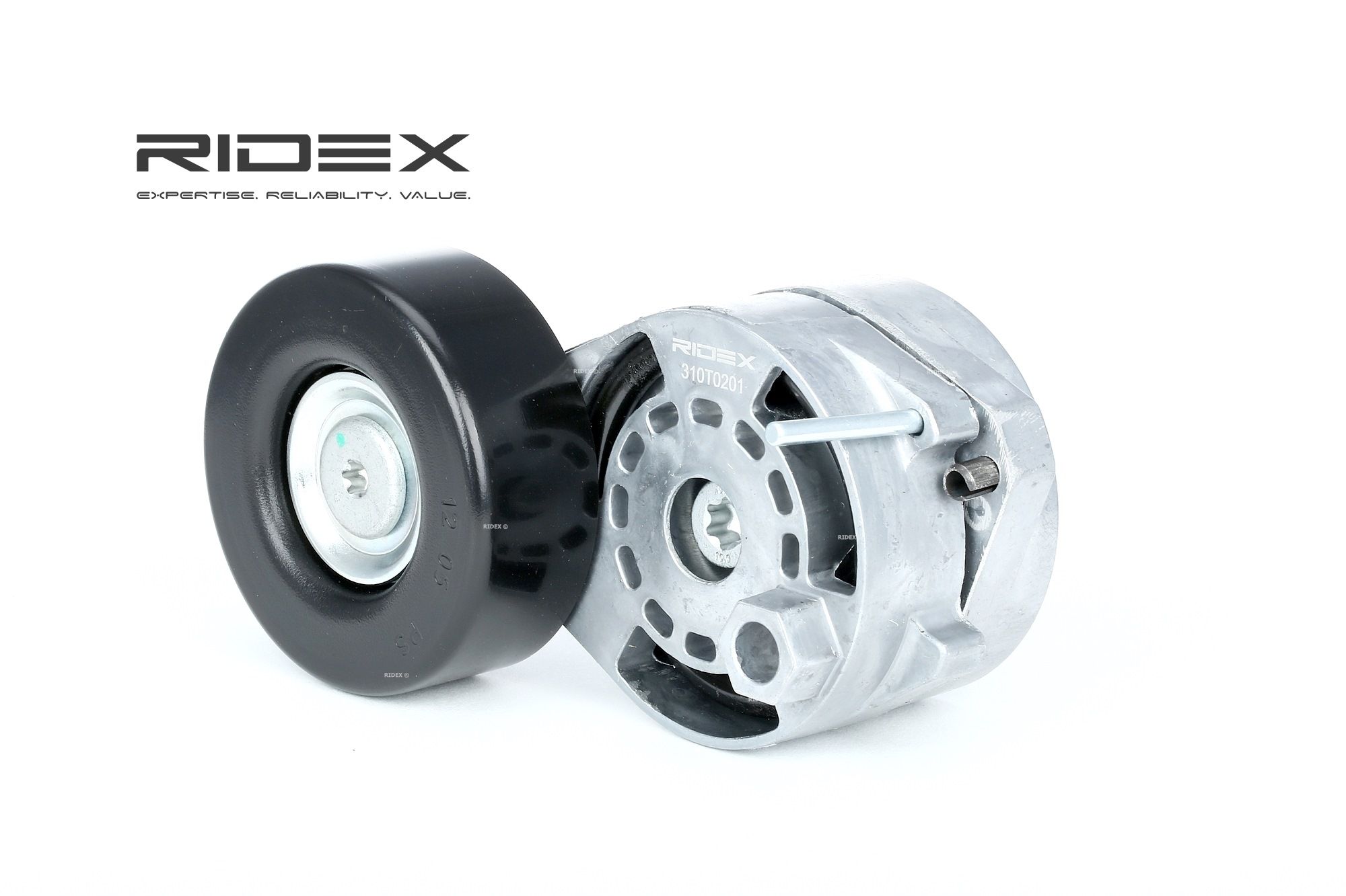 RIDEX 310T0201 Tensioner pulley, v-ribbed belt PORSCHE CAYMAN 2012 price