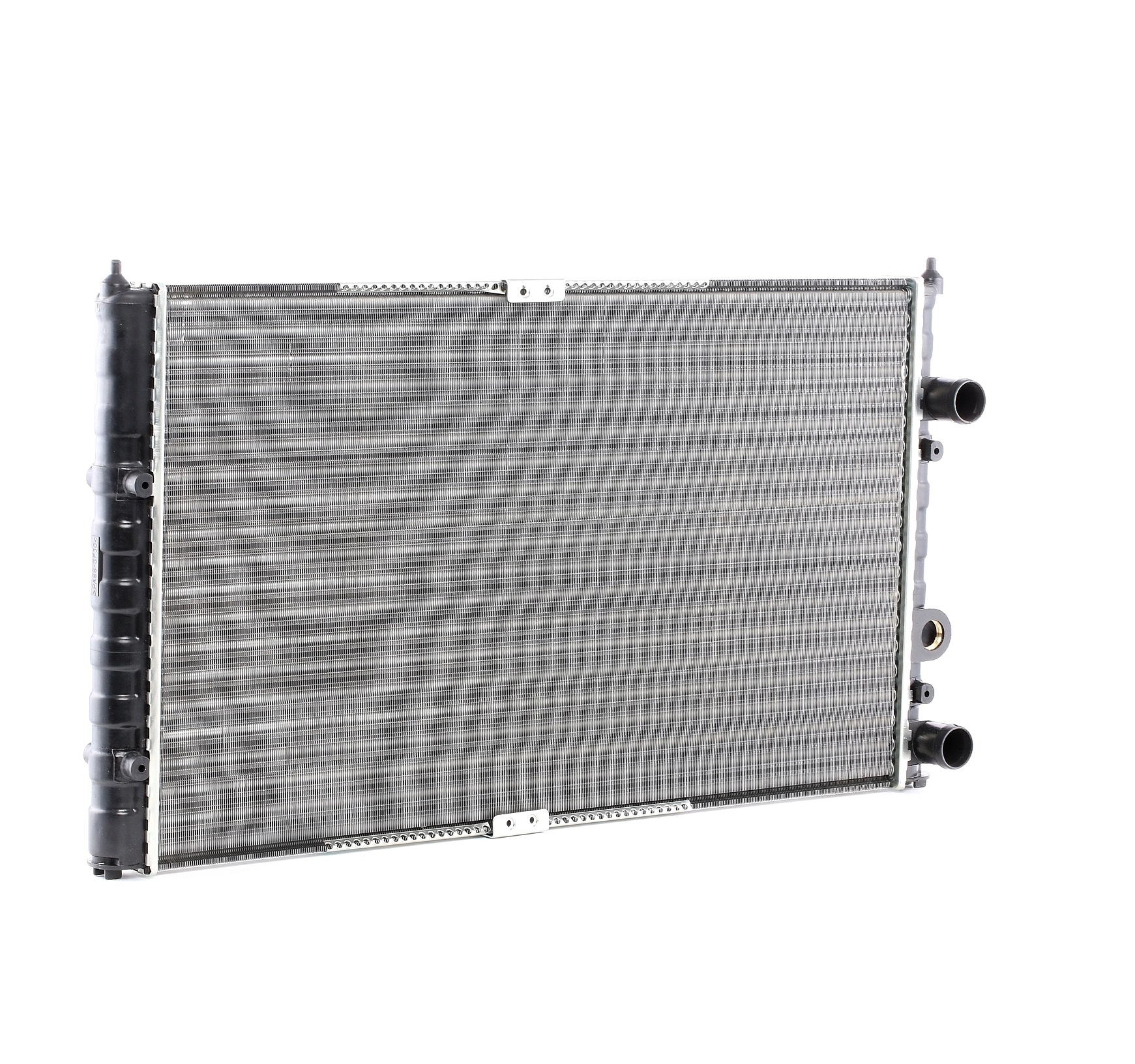RIDEX 470R0349 Engine radiator Aluminium, Plastic, for vehicles with/without air conditioning, Manual Transmission