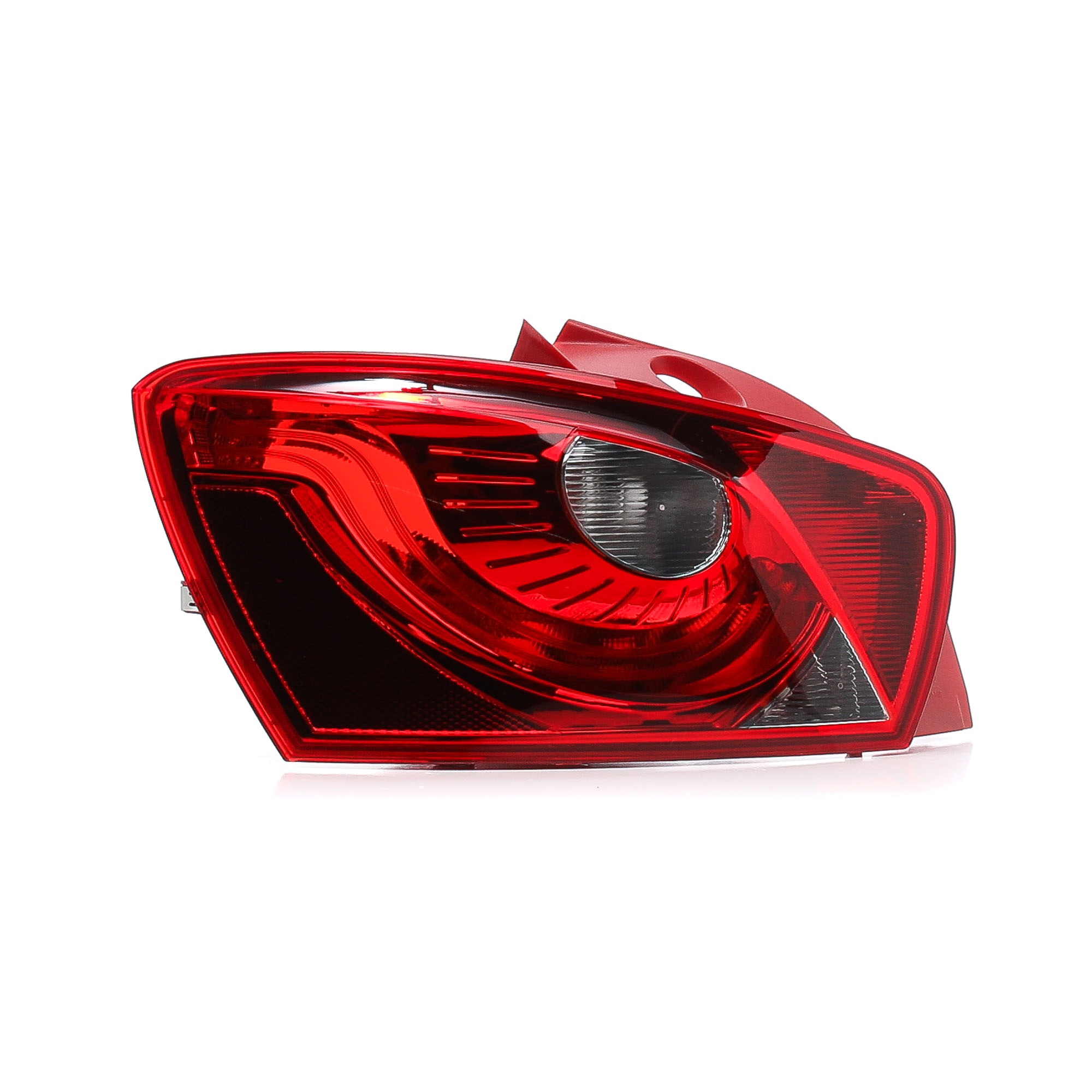 ABAKUS 445-1921L-UE Rückleuchte links, P21W, P21/5W, Rot, ohne Lampenträger, ohne Glühlampe