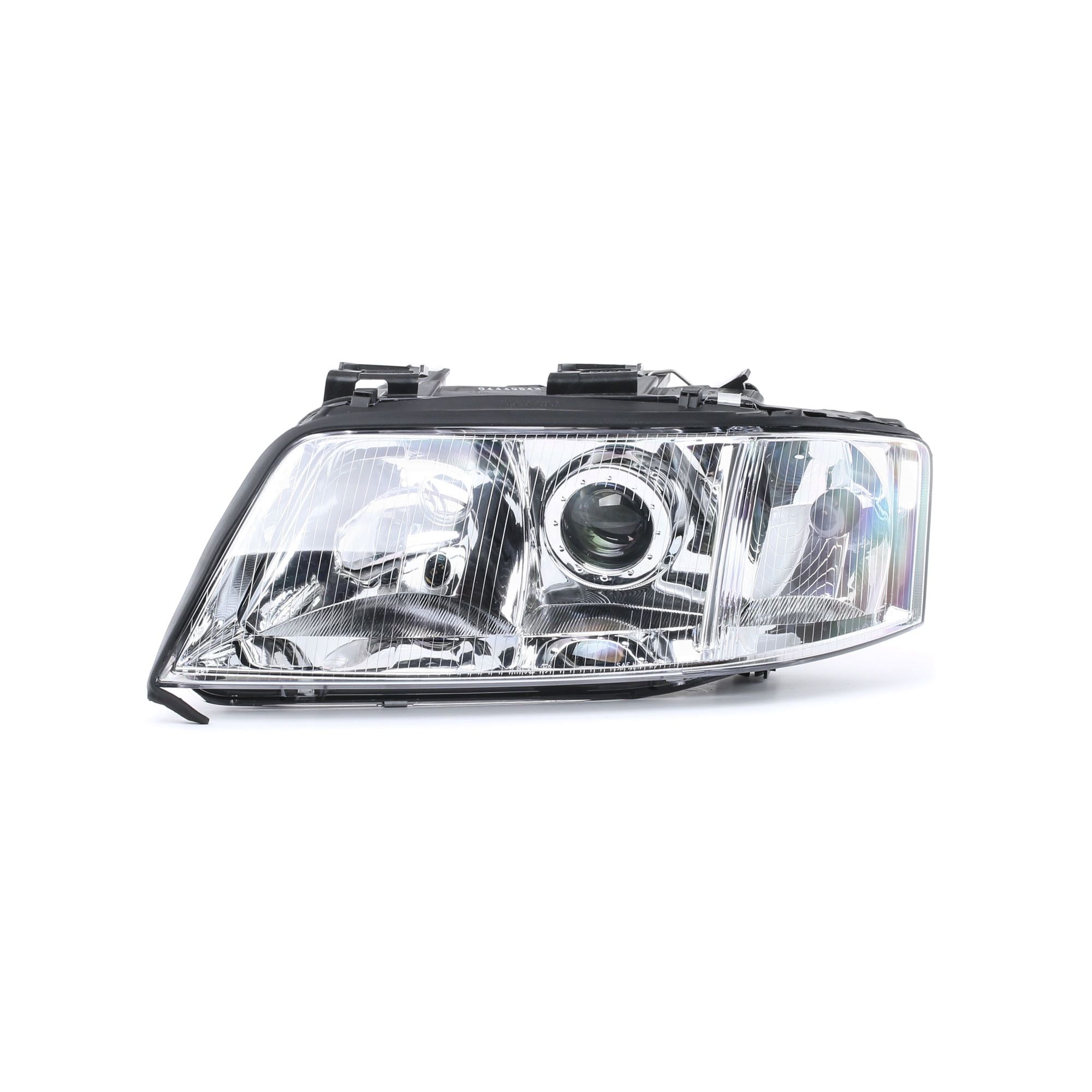 441-1134L-LD-EM ABAKUS Headlight AUDI Left, H1, H7, Crystal clear, with indicator, for right-hand traffic, without motor for headlamp levelling, P14.5s, PX26d