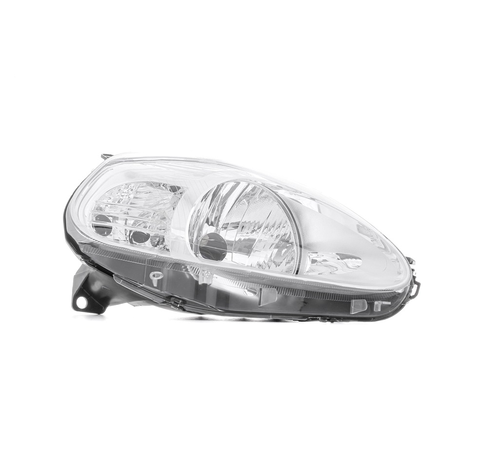 ABAKUS 661-1147R-LD-EM Headlight Right, H4, yellow, for right-hand traffic, with motor for headlamp levelling, P43t