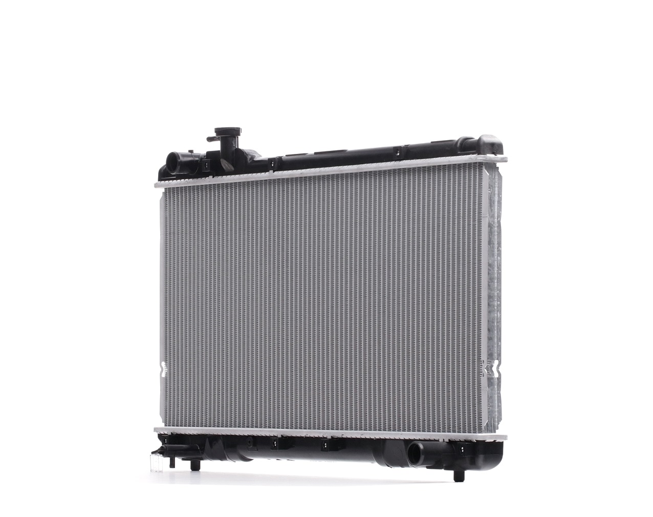 STARK SKRD-0120735 Engine radiator Aluminium, Plastic, for vehicles with/without air conditioning, Manual Transmission