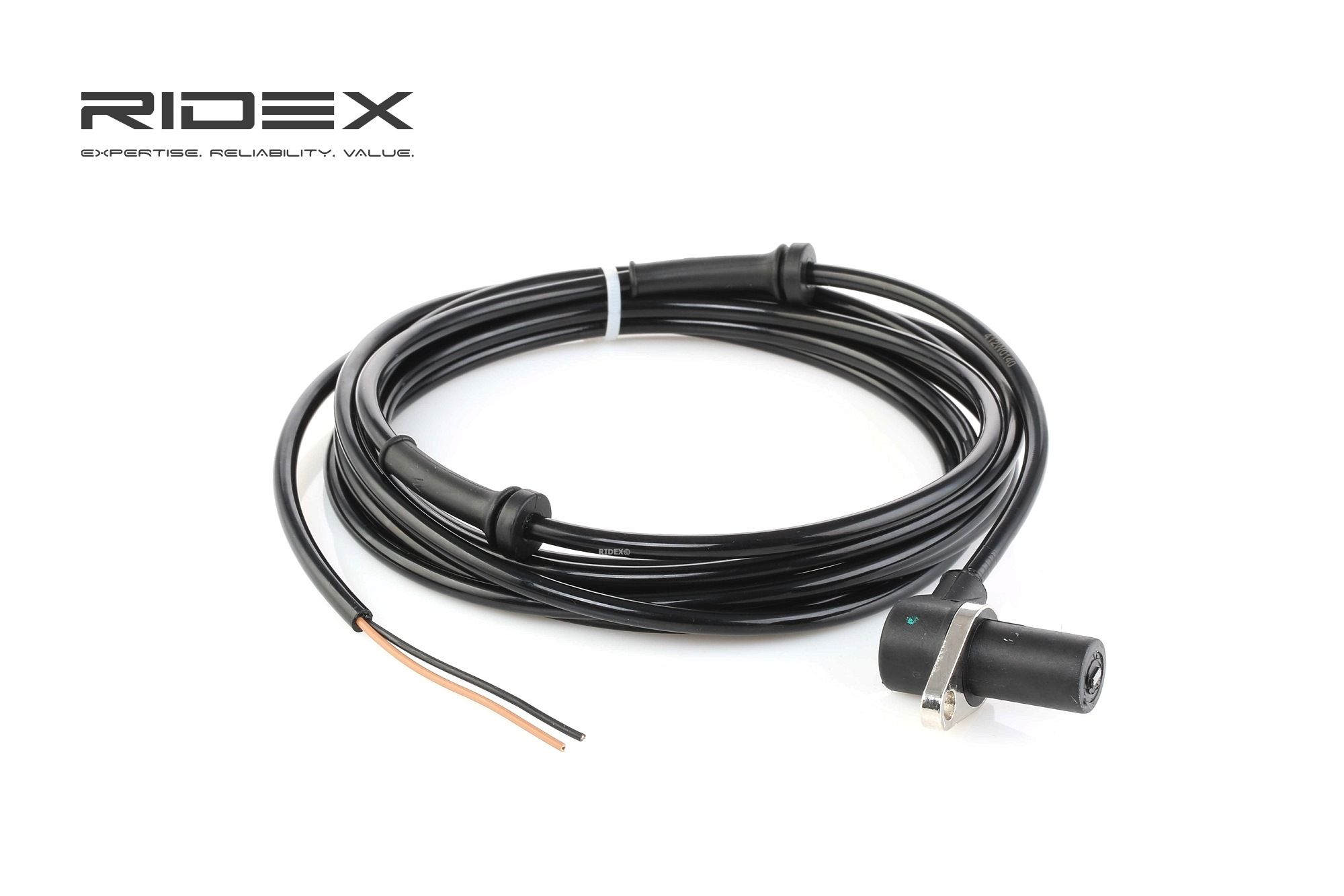 RIDEX 412W0140 ABS sensor Front axle both sides, Inductive Sensor, 1,7 kOhm, 28,1mm, 4135mm
