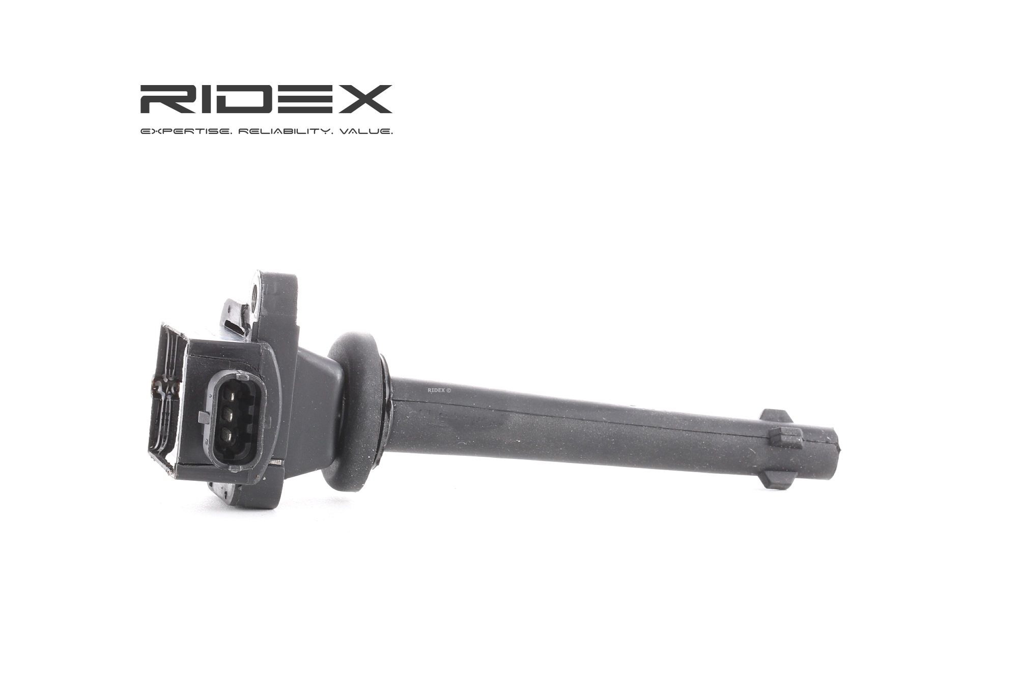 RIDEX 689C0293 Ignition coil 3-pin connector, 12V