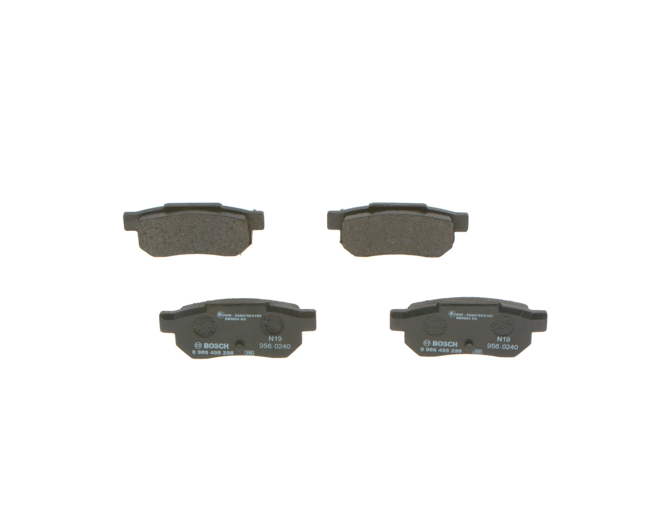 0 986 495 256 BOSCH Piduriklotsid Rover 45 RT