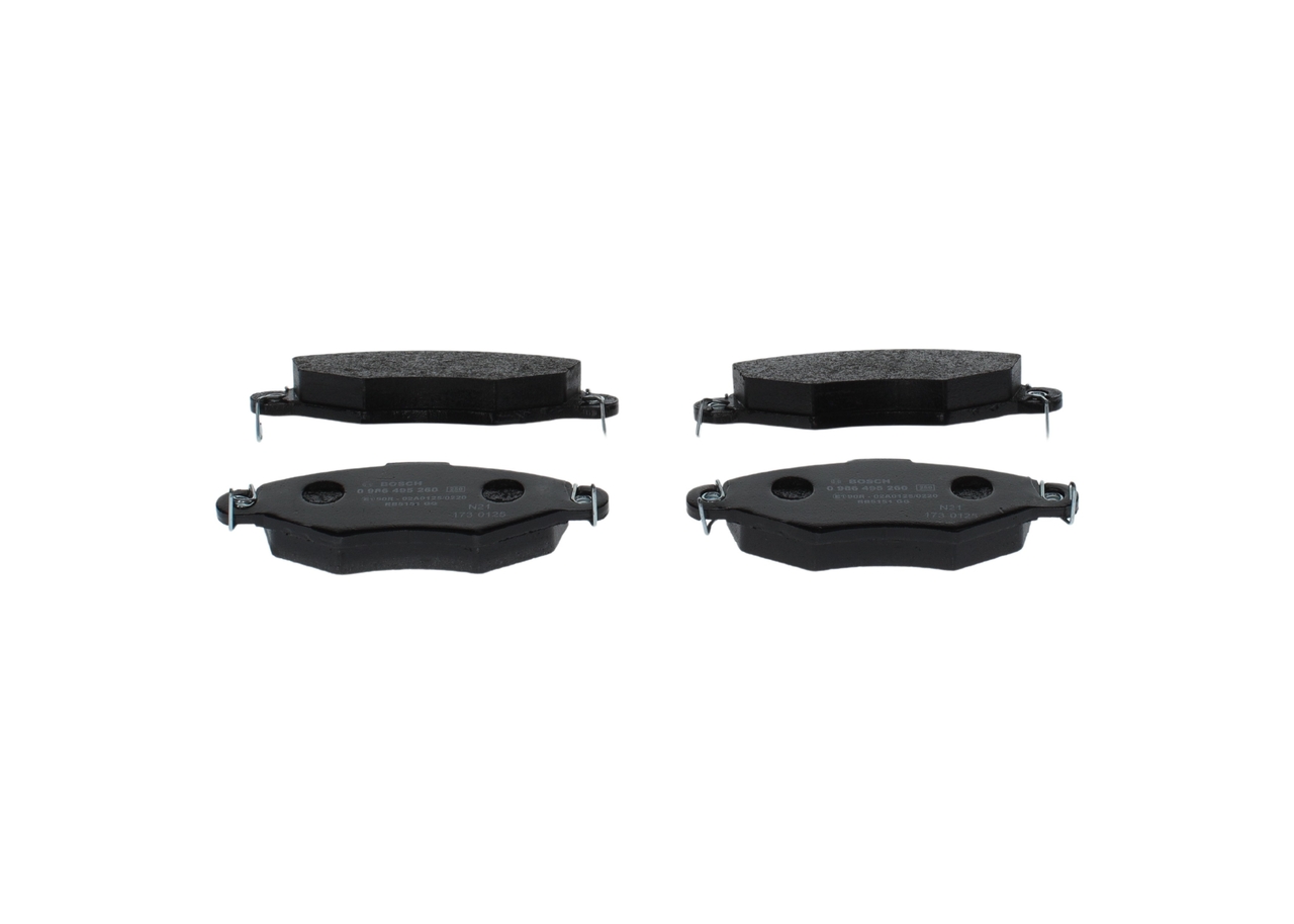 acheter BOSCH Low-Metallic BP1561 Hauteur: 47,2mm, Largeur: 131mm, Épaisseur: 17,3mm Plaquettes de frein 0 986 495 260 à un bon prix
