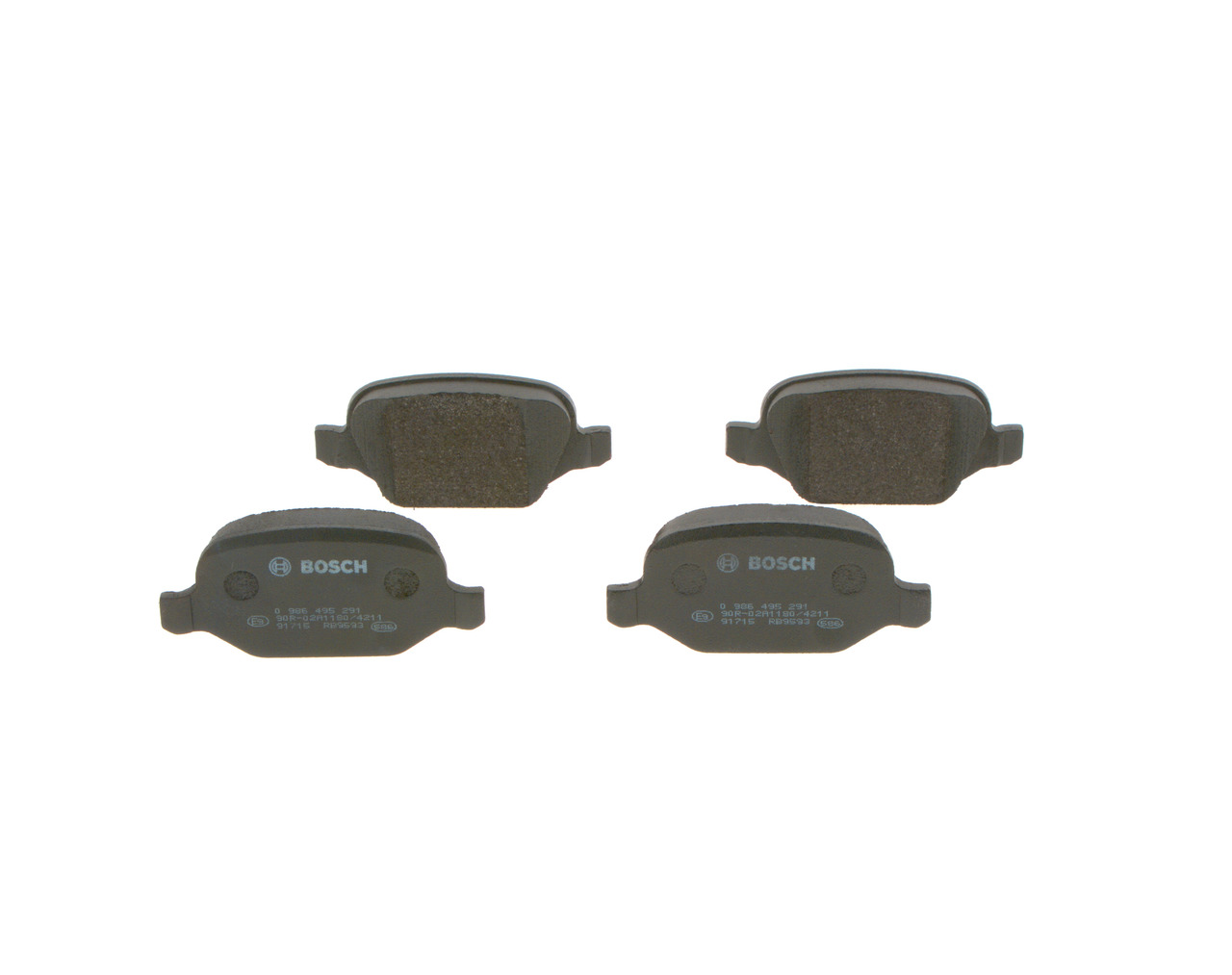 BP1657 0986495291 Brake discs and pads set BOSCH 9 948 338 FORD