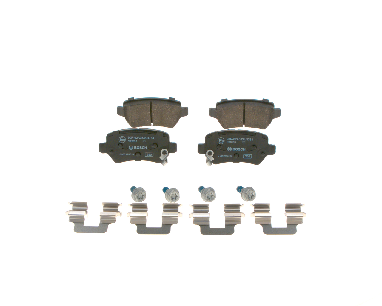 BP1608 BOSCH Low-Metallic, con avisador acústico de desgaste, con contacto de aviso de desgaste incorporado Altura: 43mm, Ancho: 95,3mm, Espesor: 15mm Pastillas de freno 0 986 495 319 comprar online
