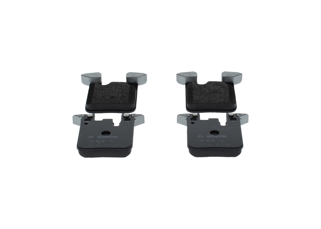 BP1624 BOSCH Baixo teor metálico, excl. contacto de aviso de desgaste Altura: 88,4mm, Largura: 71,8mm, Espessura: 15,7mm Pastilhas de travão 0 986 495 335 comprar económica