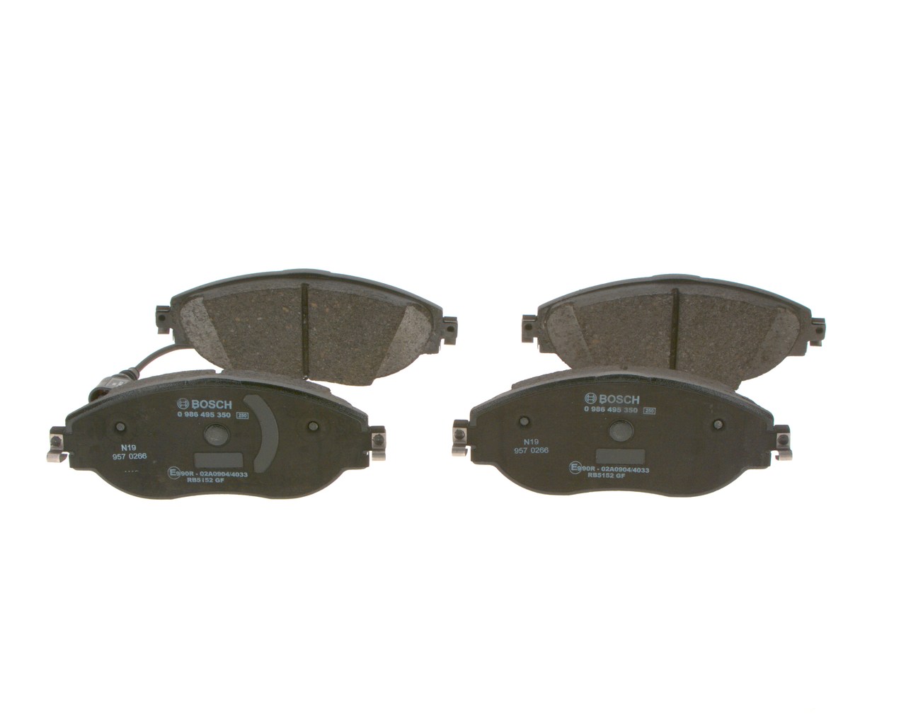 Kupi BP1642 BOSCH Low-Metallic, z integriranim senzorjem za obrabo Visina: 69,7mm, Sirina: 175,5mm, Debelina: 20mm Zavorne ploščice 0 986 495 350 poceni