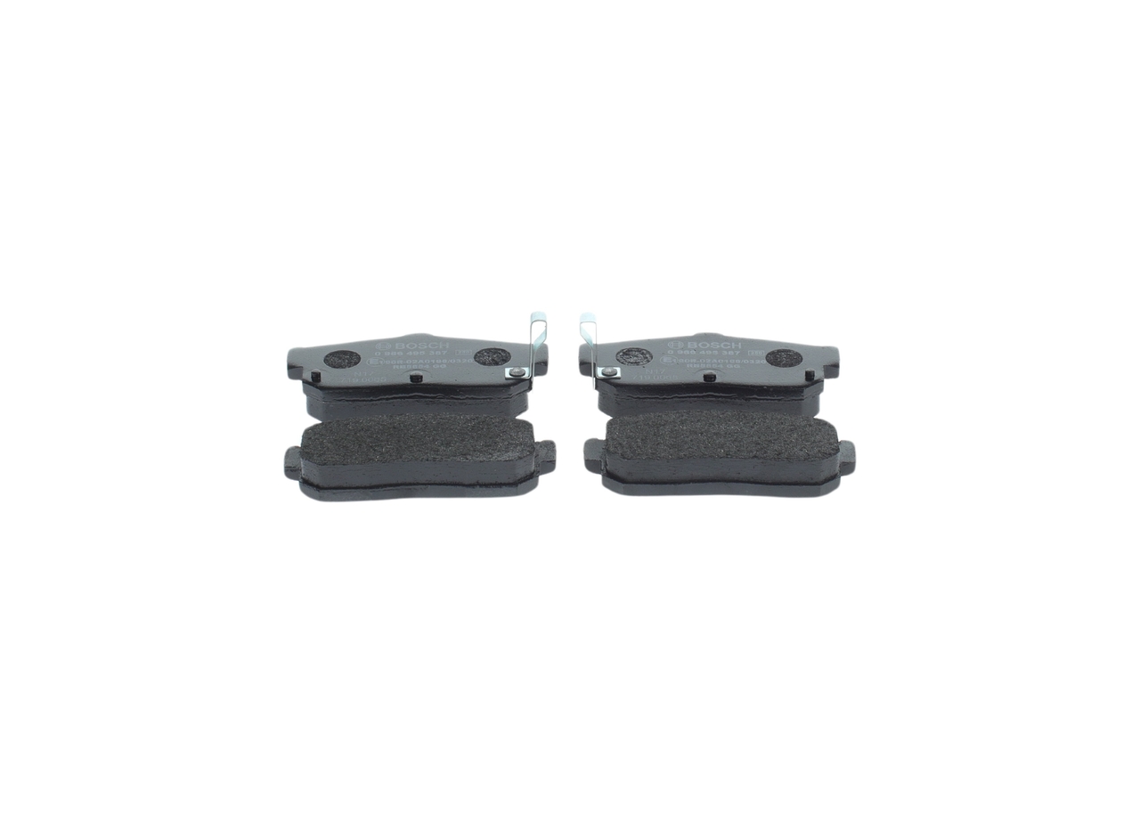 BP1753 0986495387 Kit pastiglie freni BOSCH 440603Y590 AUDI