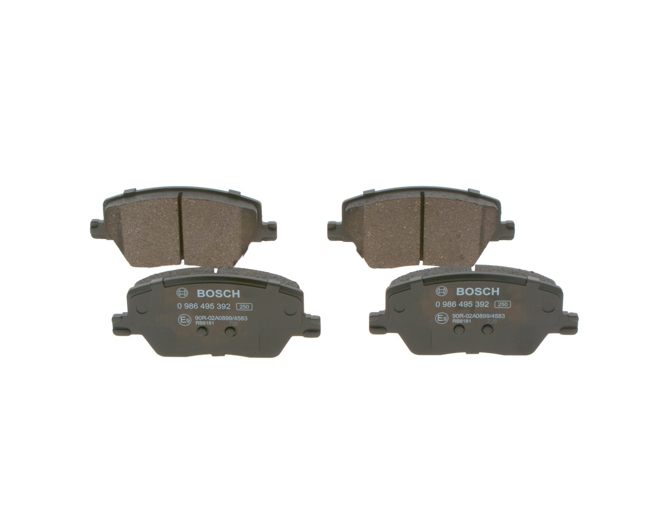 original Fiat Tipo Estate Brake pads front and rear BOSCH 0 986 495 392