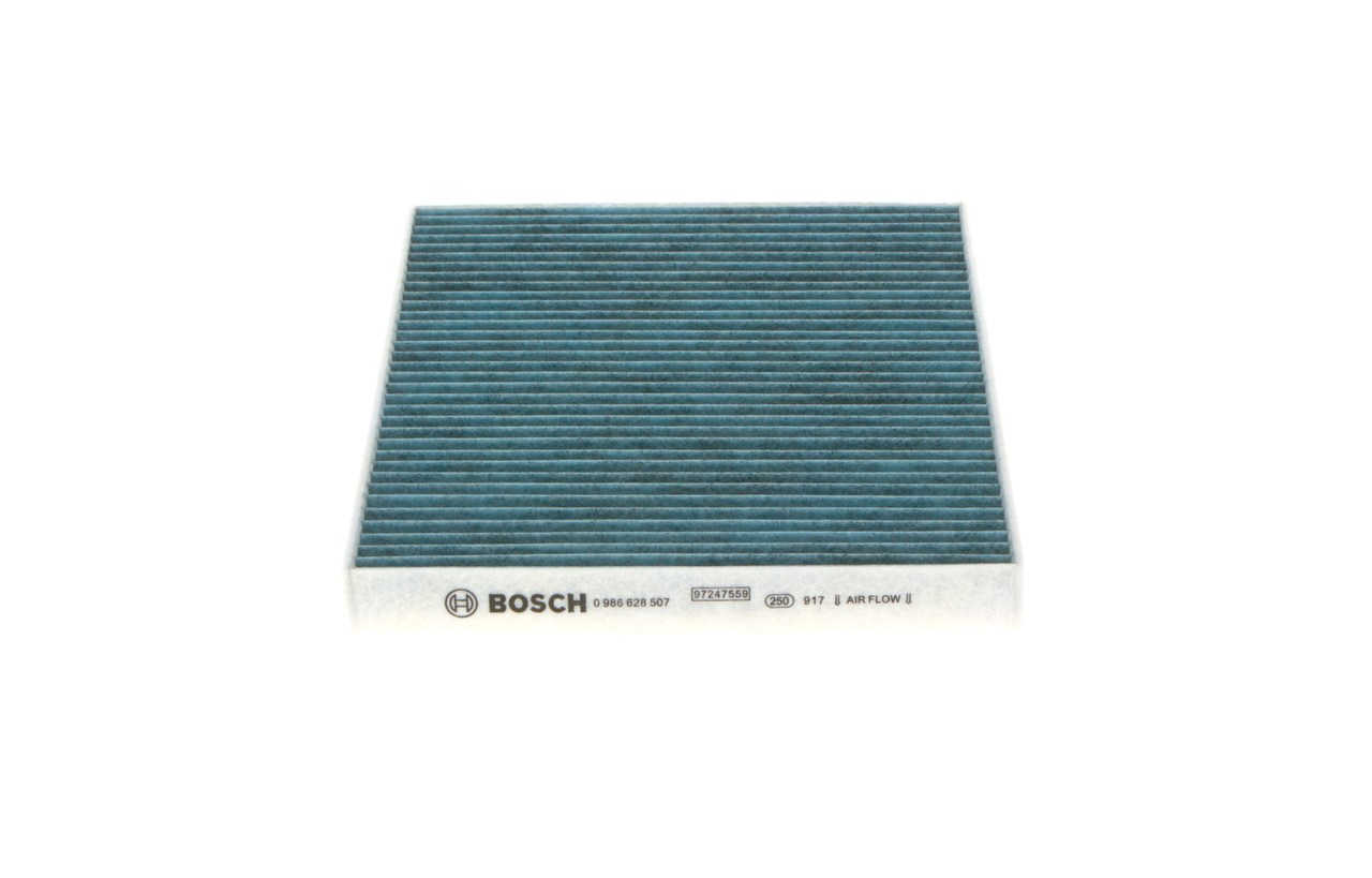 BOSCH 0 986 628 507 Pollen filter Activated Carbon Filter, 240 mm x 190 mm x 22 mm, FILTER+