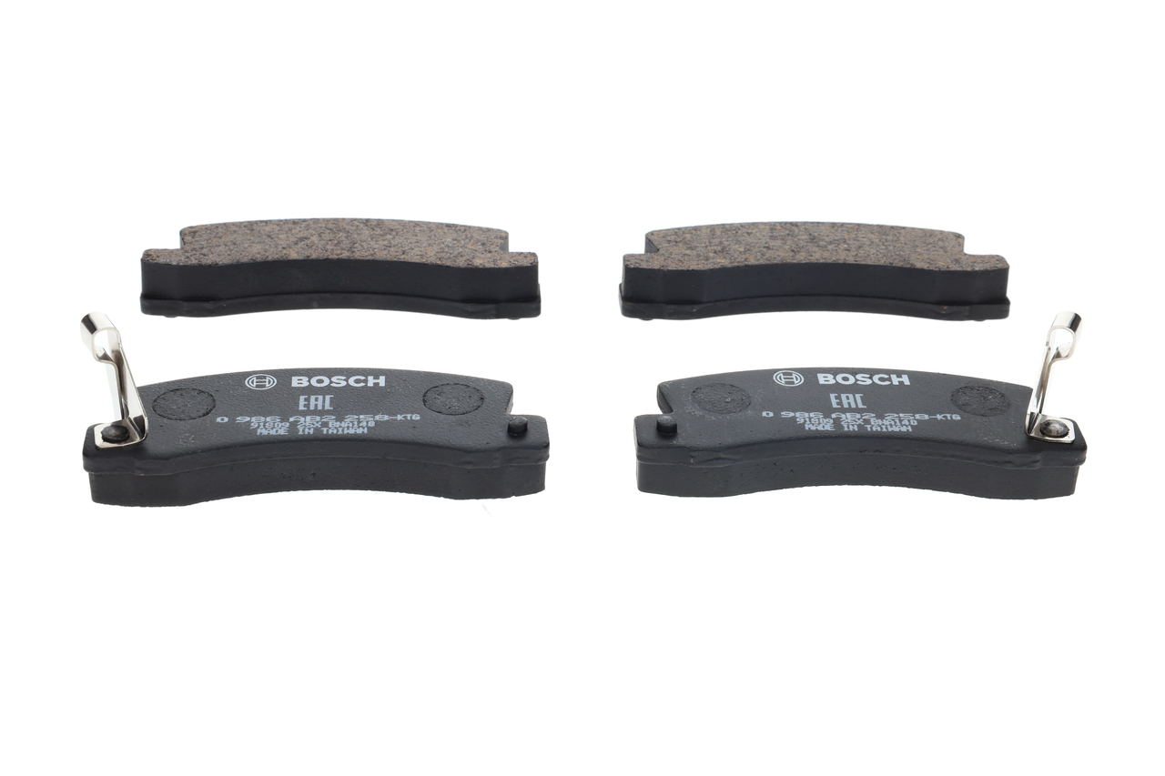 Pirkti BP2258 BOSCH keramikinis, su akustiniu nusidėvėjimo įspėjimu aukštis: 35mm, plotis: 107,6mm, storis: 15mm Stabdžių kaladėlės 0 986 AB2 258 nebrangu